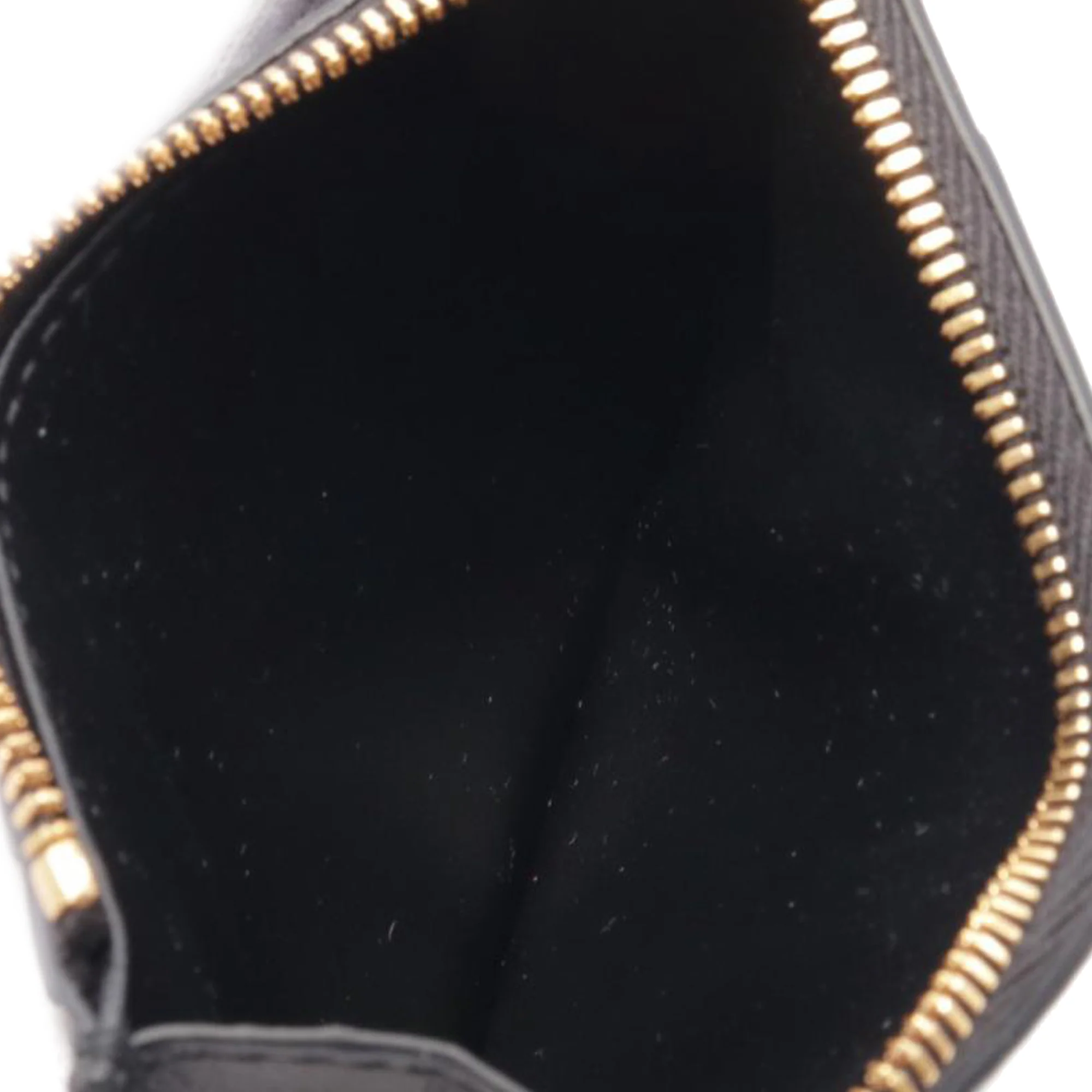 Bottega Veneta | Pre-Owned Leather Maxi Intrecciato Cassette Zip Coin Pouch | Black - Image 3