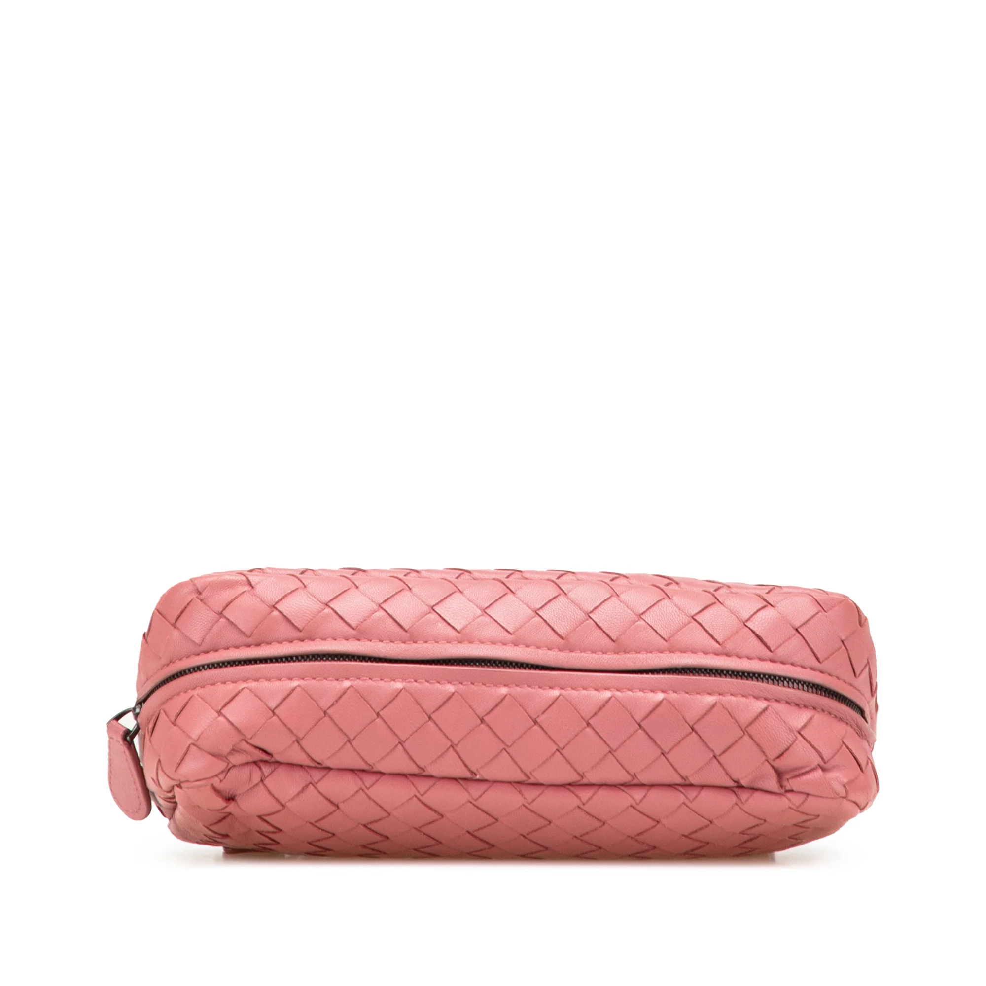 Bottega Veneta | Pre-Owned Mini Nappa Intrecciato Expandable Chain Crossbody | Pink - Image 5