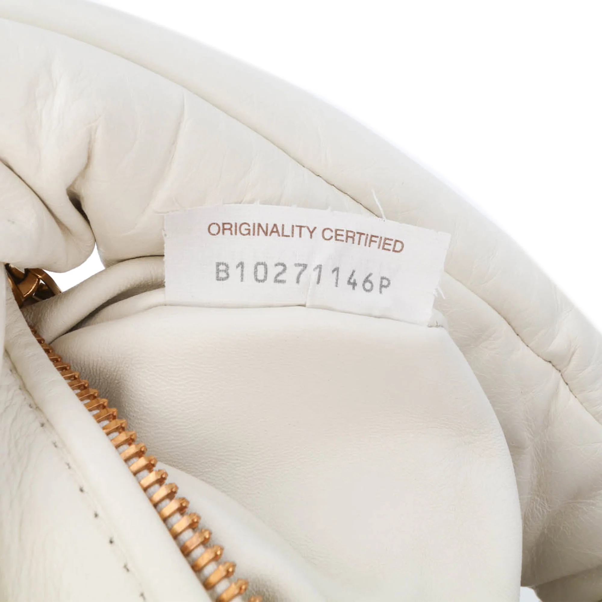Bottega Veneta | Pre-Owned Mini Nappa Puffy Jodie | White/Pearl - Image 7