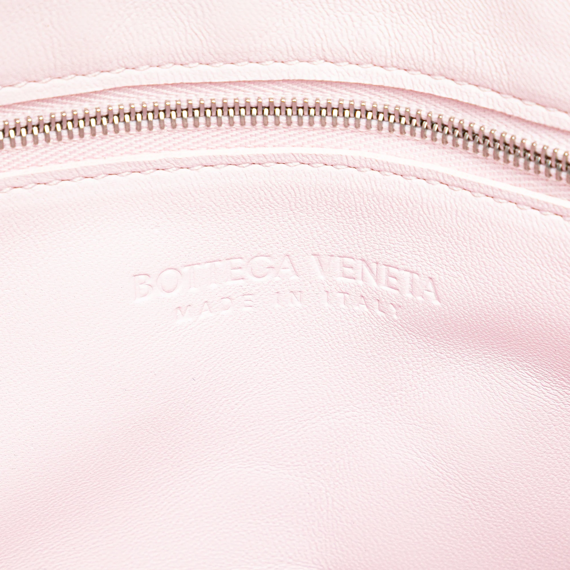 Bottega Veneta | Pre-Owned Nappa Intrecciato Cassette Crossbody | Pink/Light Pink - Image 7