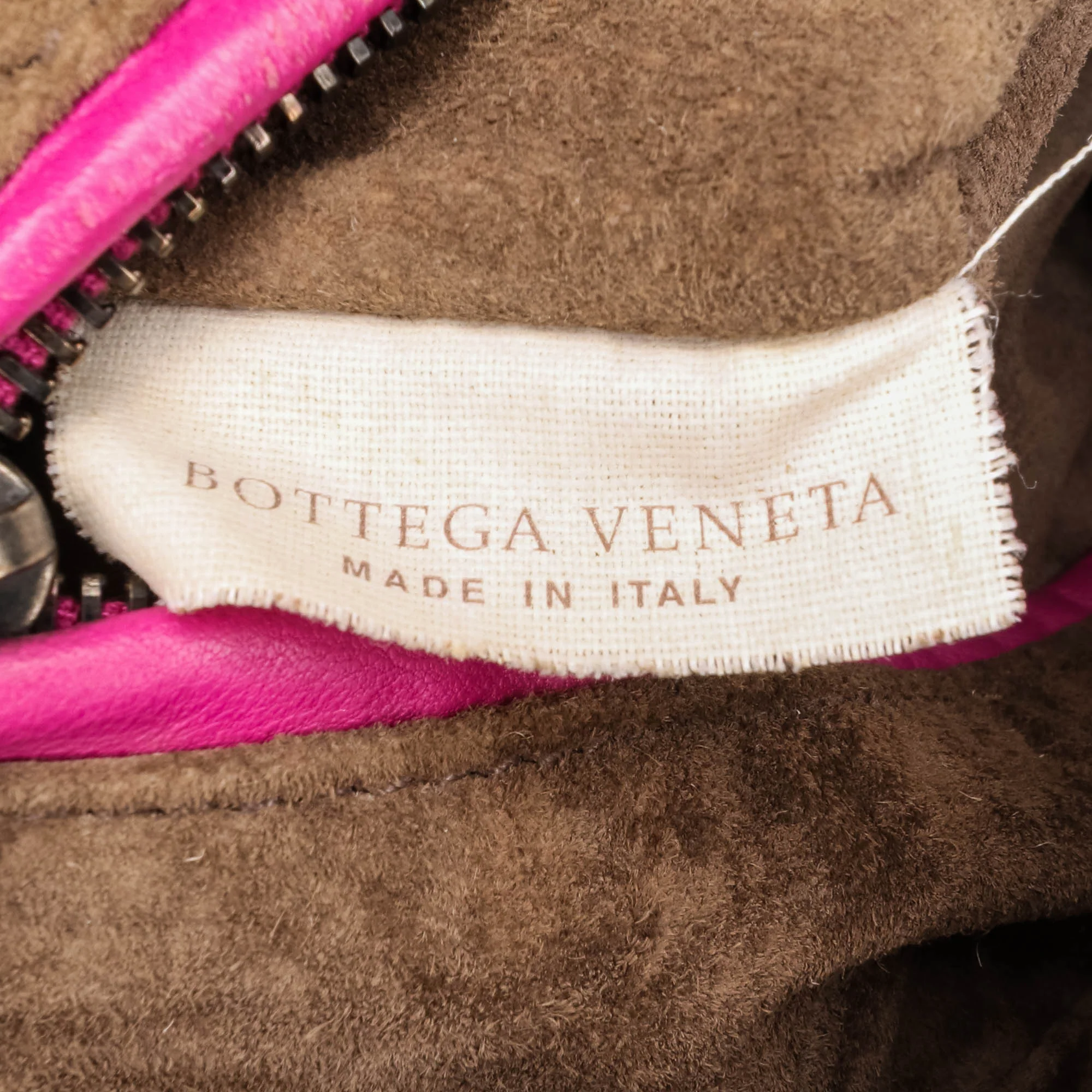 Bottega Veneta | Pre-Owned Nappa Intrecciato Cube Crossbody | Pink/Hot Pink - Image 8