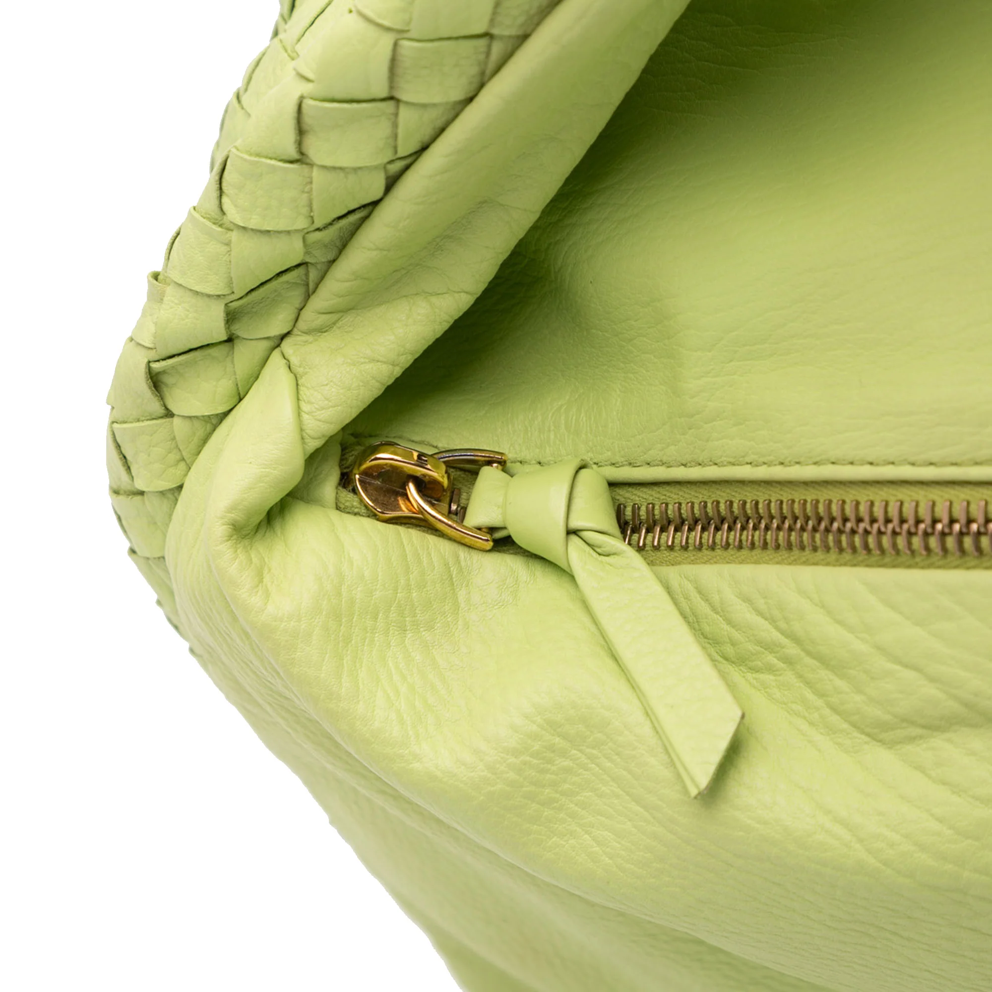 Bottega Veneta | Pre-Owned Nappa Intrecciato Knot Hobo | Green - Image 13