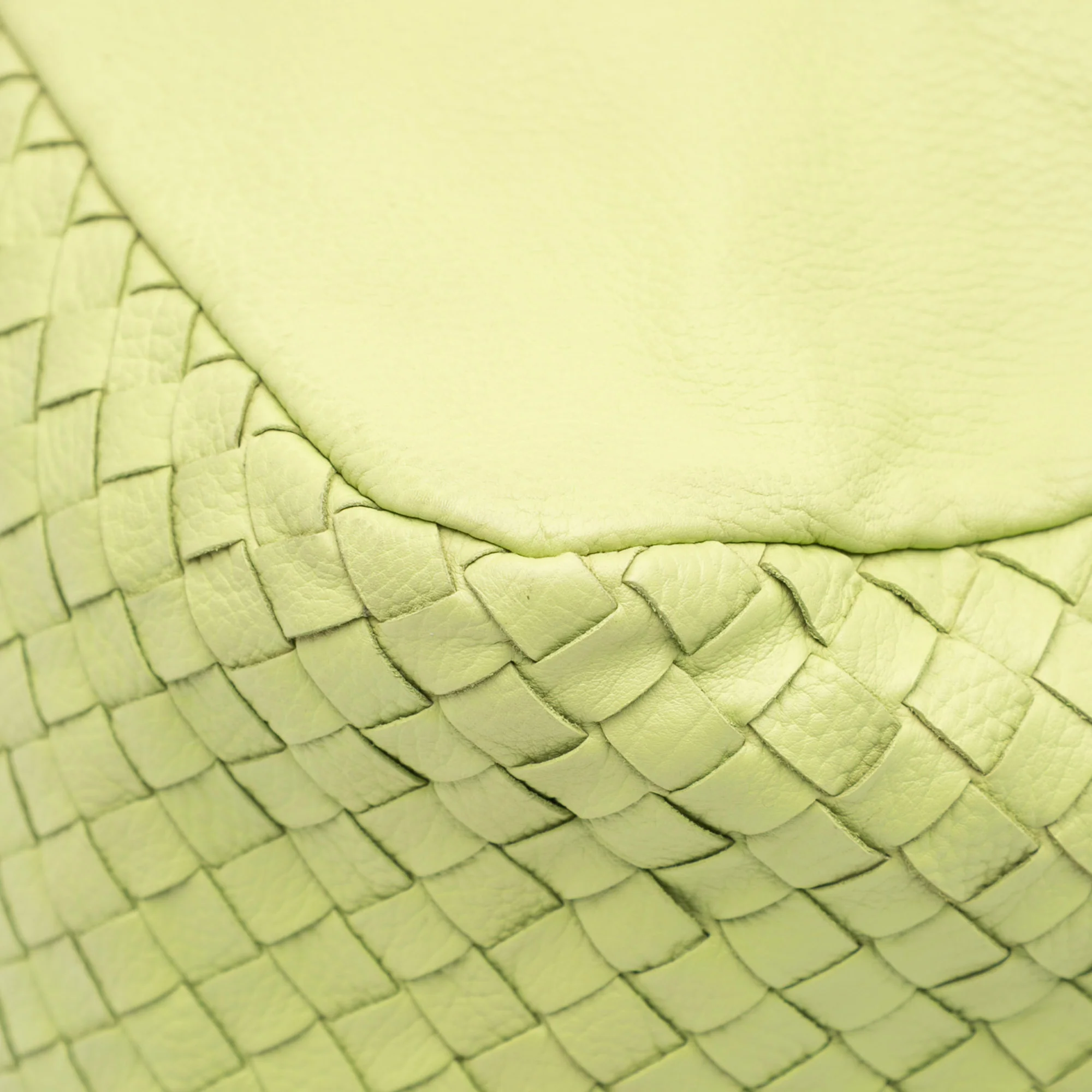 Bottega Veneta | Pre-Owned Nappa Intrecciato Knot Hobo | Green - Image 3