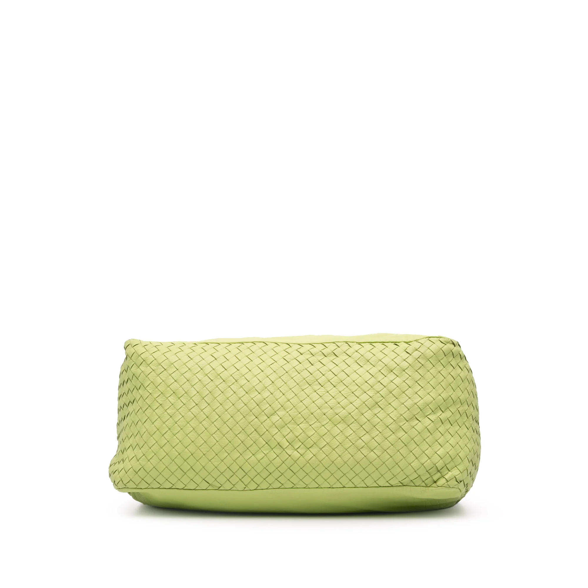 Bottega Veneta | Pre-Owned Nappa Intrecciato Knot Hobo | Green - Image 7