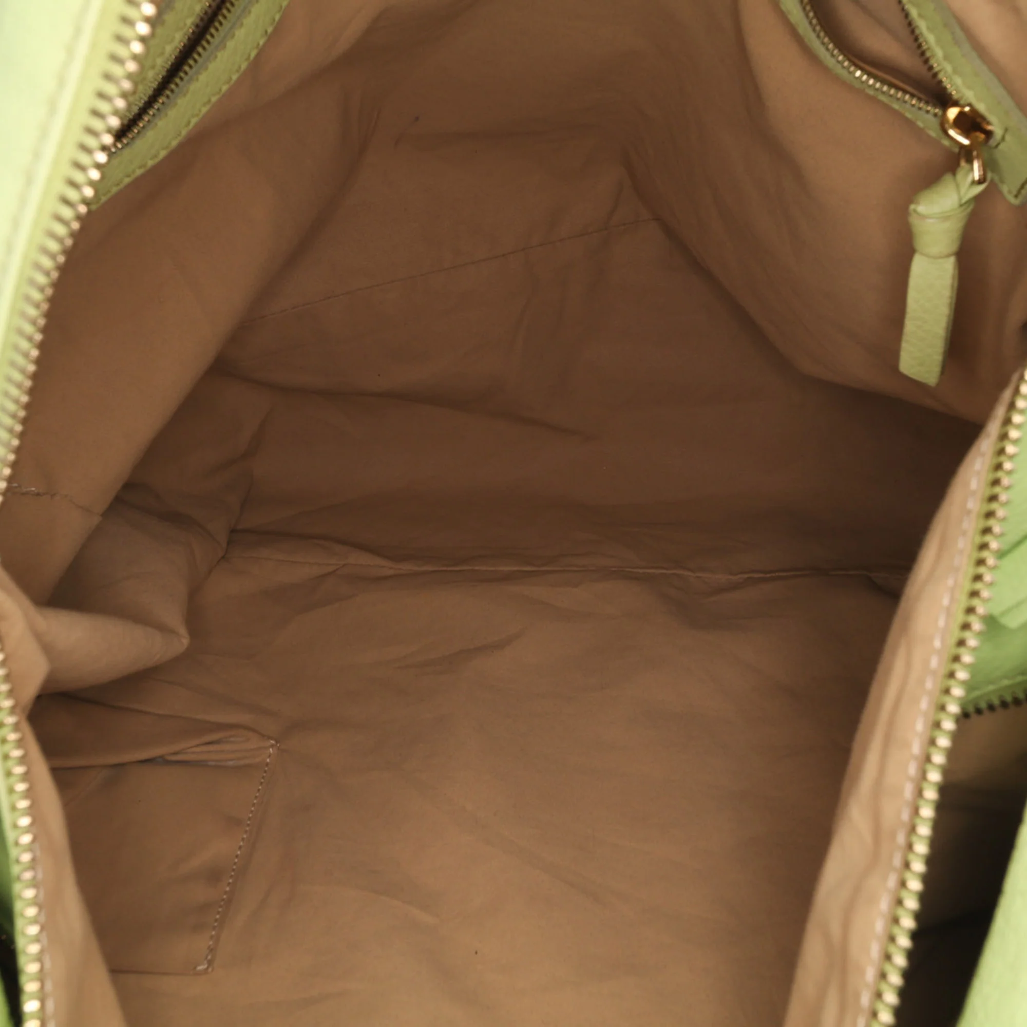 Bottega Veneta | Pre-Owned Nappa Intrecciato Knot Hobo | Green - Image 9