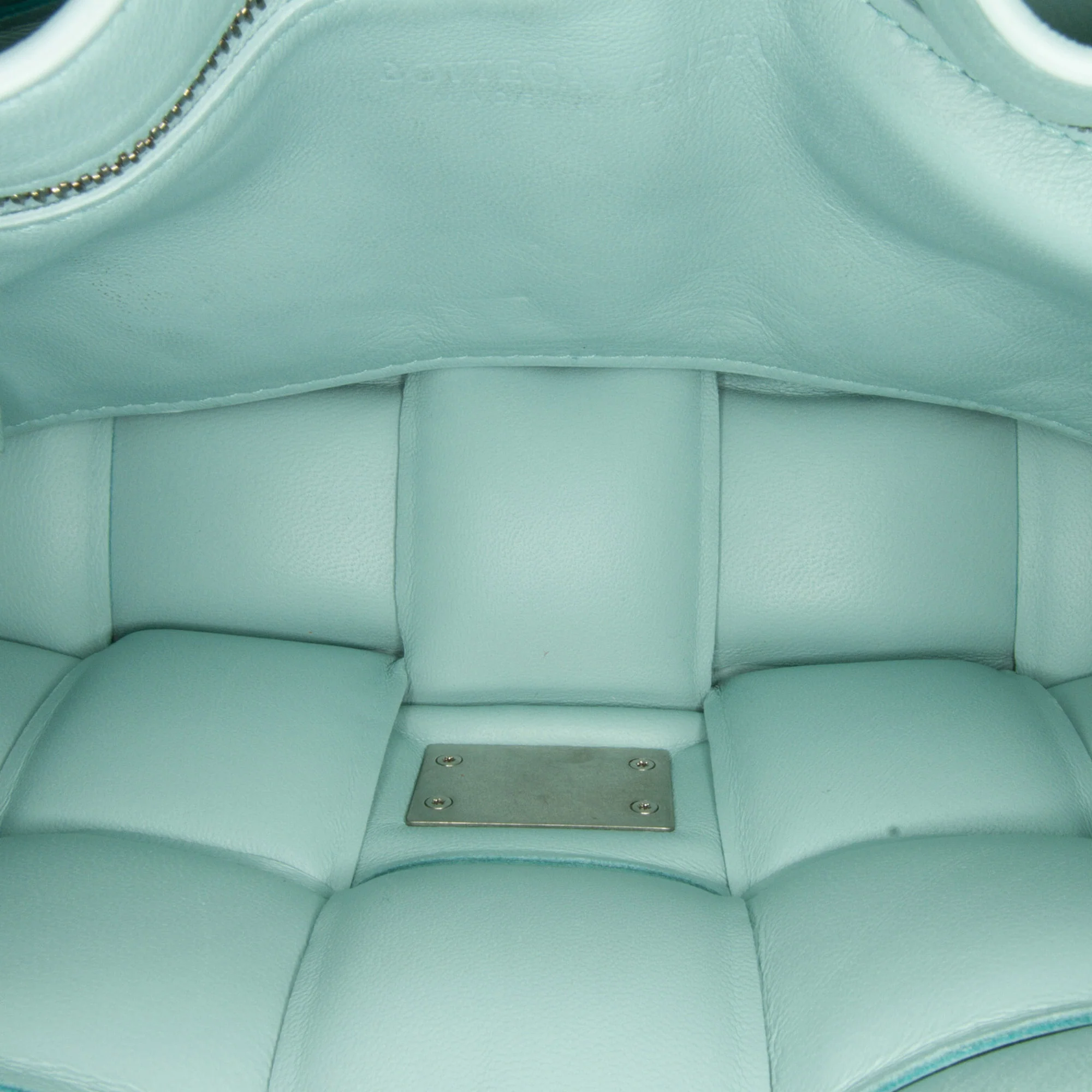 Bottega Veneta | Pre-Owned Nappa Intrecciato Padded Cassette Crossbody - I | Blue/Light Blue - Image 10