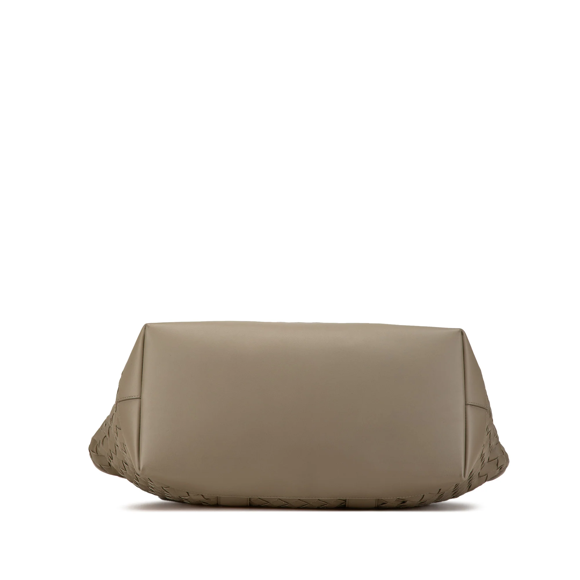 Bottega Veneta | Pre-Owned Nappa Intrecciato Tote | Brown/Taupe - Image 3