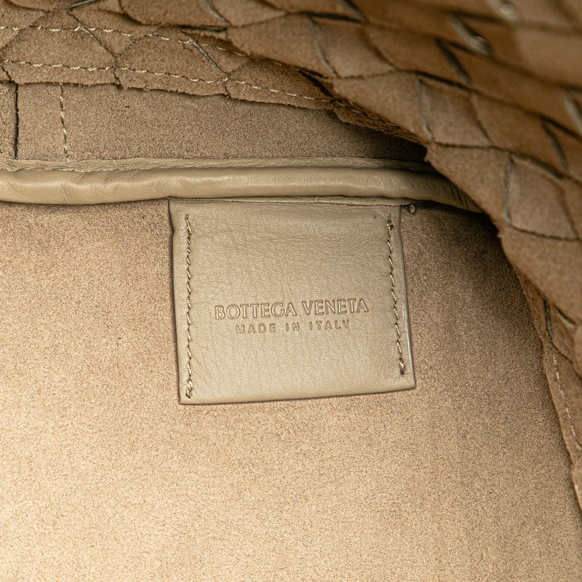 Bottega Veneta | Pre-Owned Nappa Intrecciato Tote | Brown/Taupe - Image 5