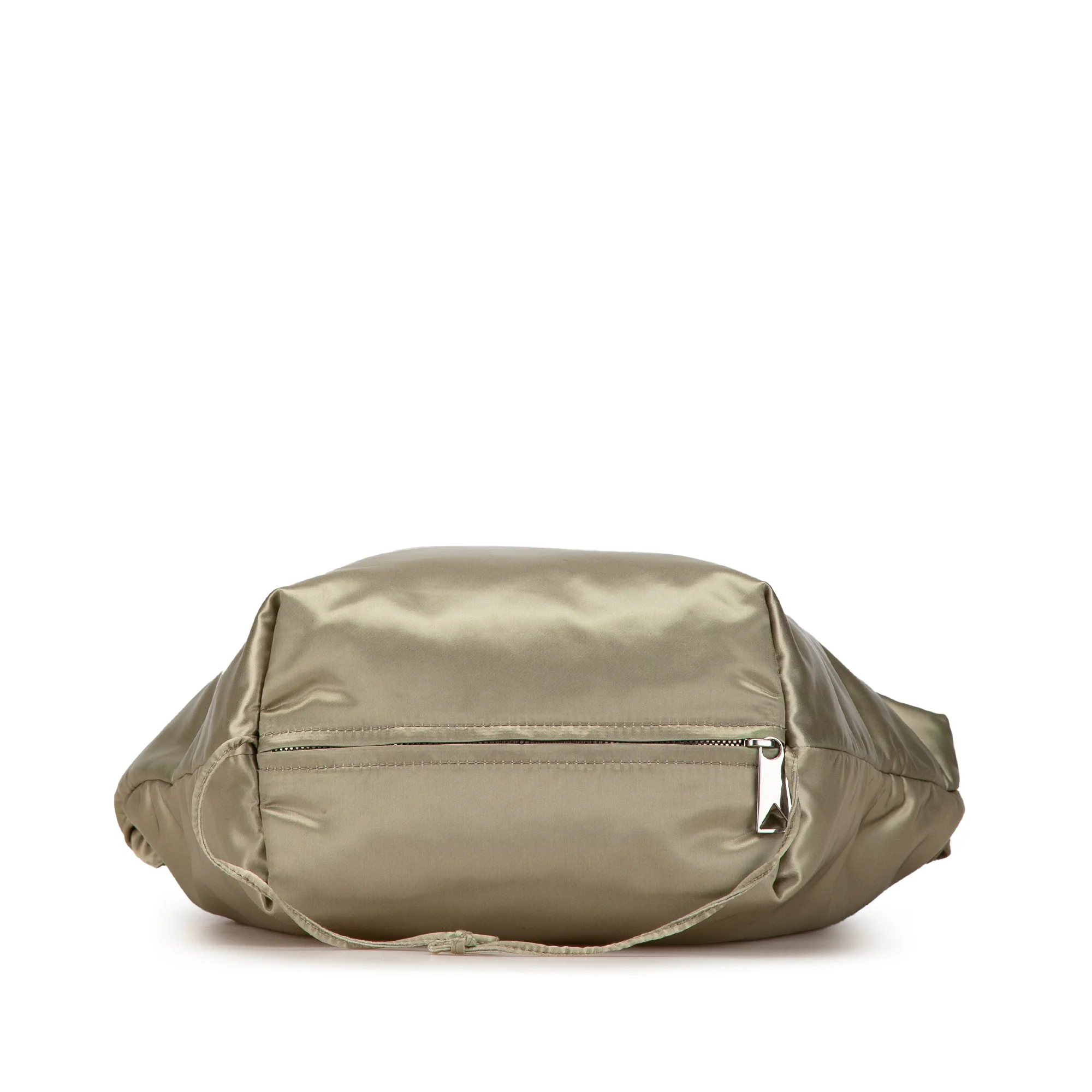 Bottega Veneta | Pre-Owned Satin Crossbody | Brown/Khaki - Image 3