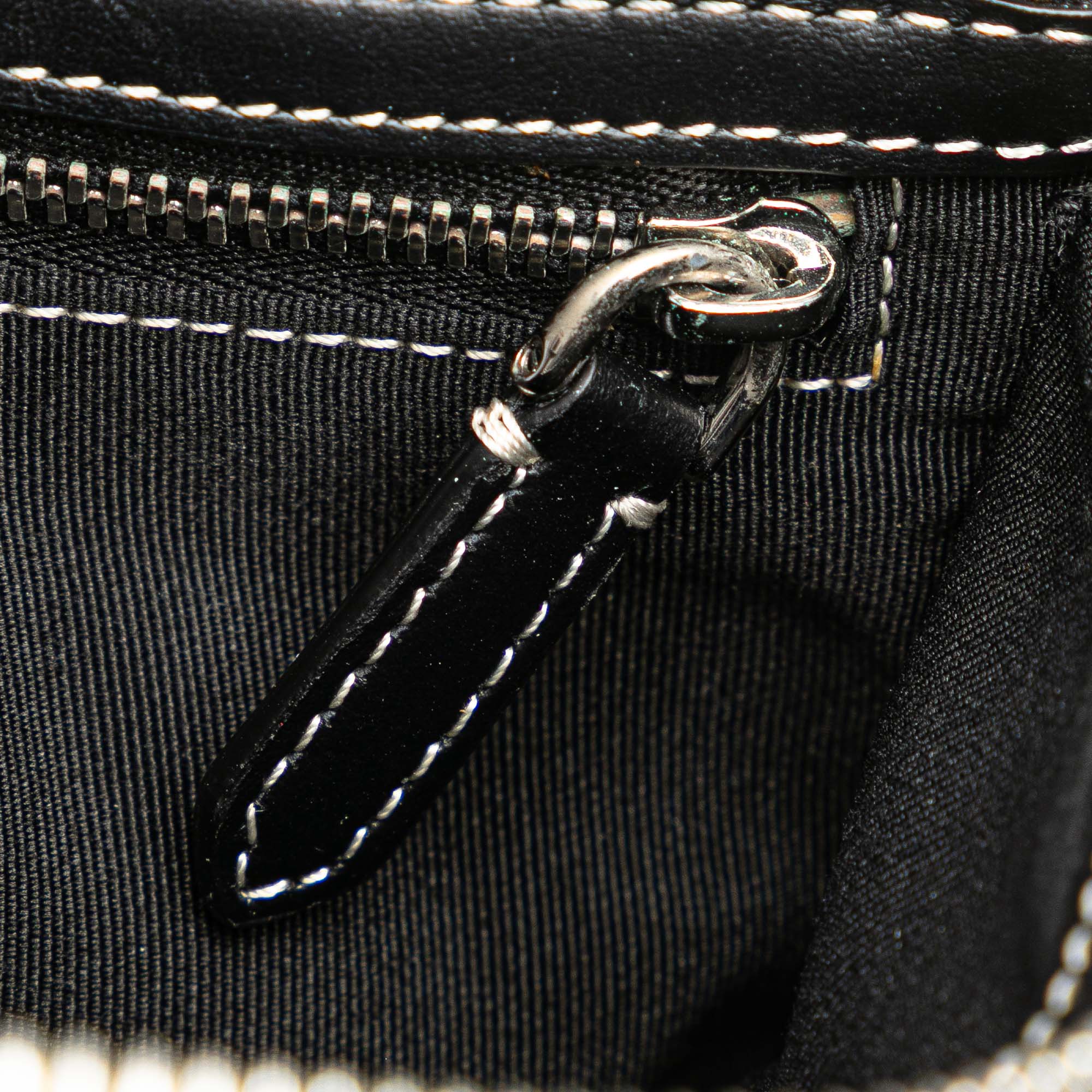 Burberry | Pre-Owned Canvas Horseferry Print Callum Crossbody | Gray/Light Gray - Image 12