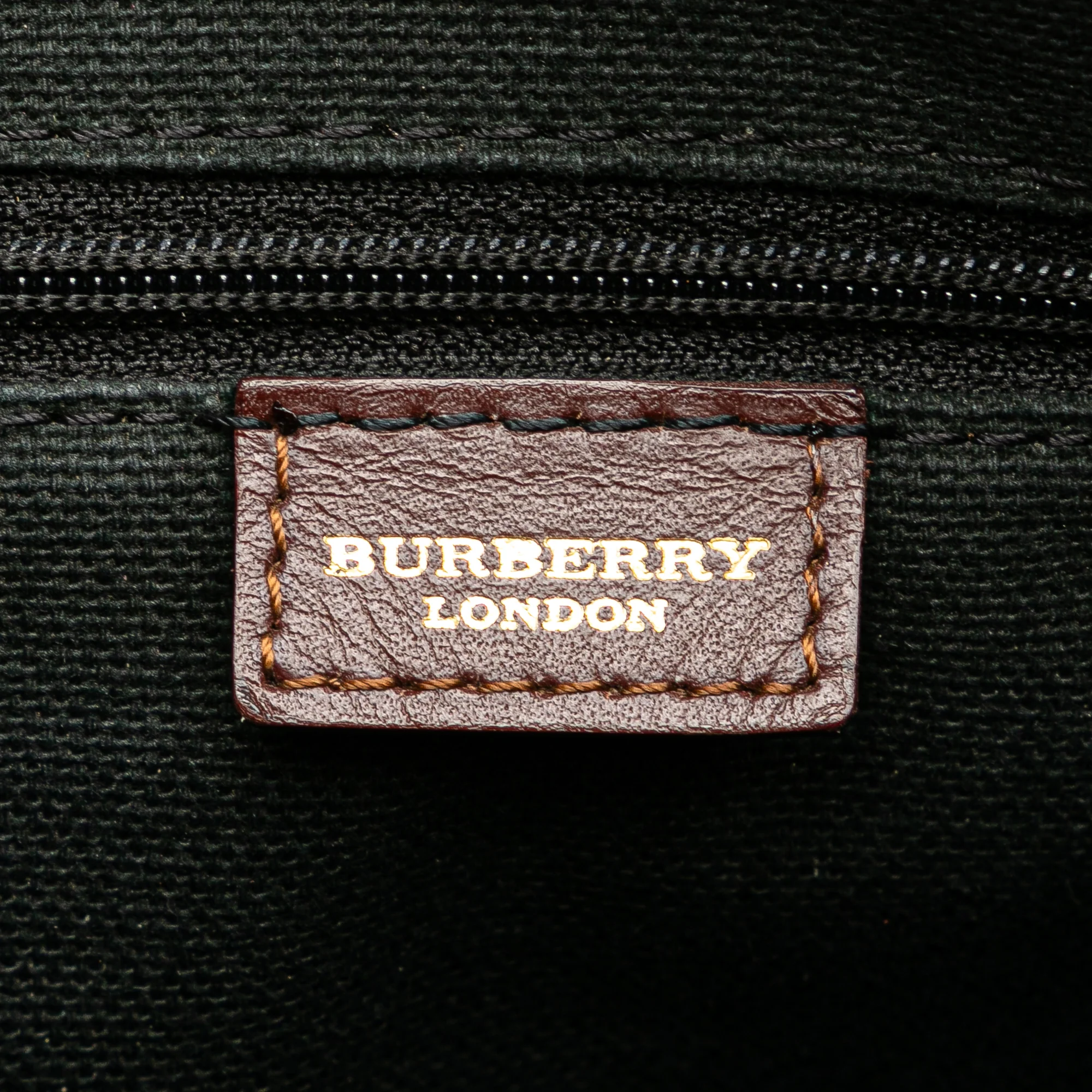 Burberry | Pre-Owned Haymarket Check Coated Canvas Tote | Beige - Image 7