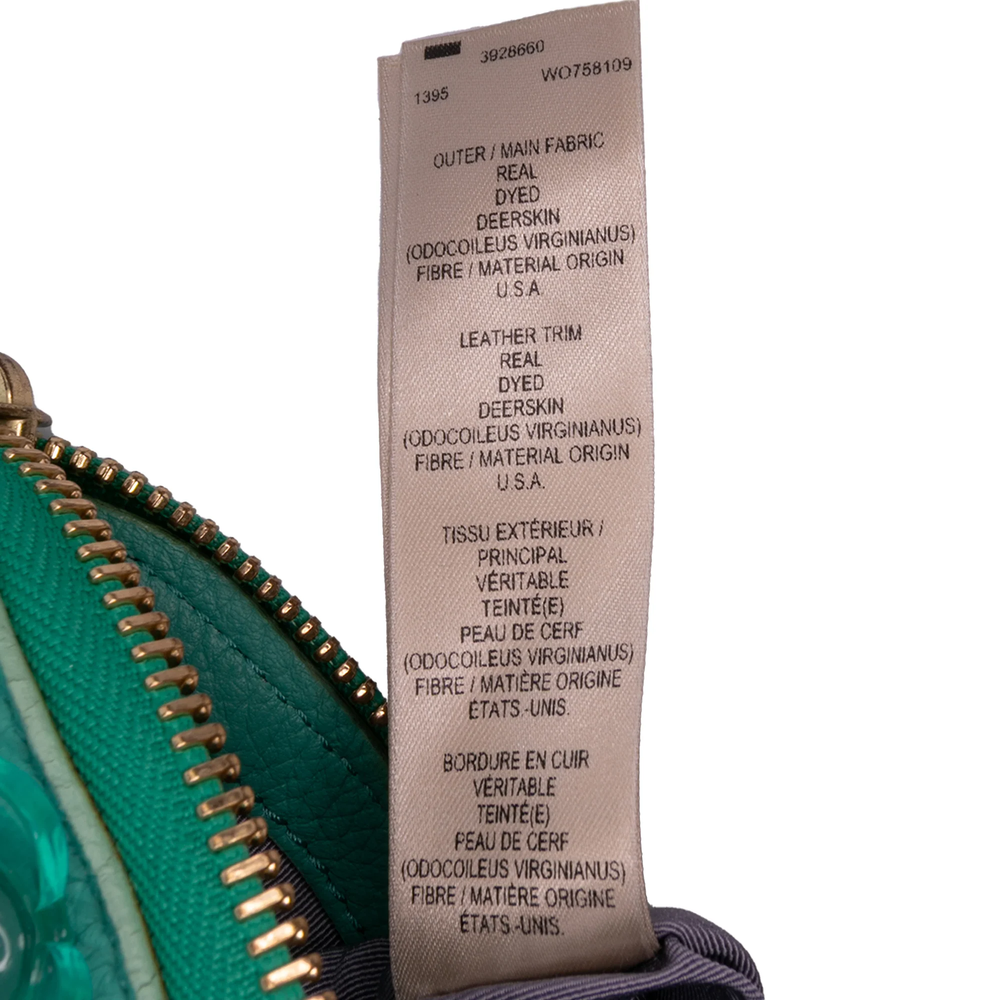 Burberry | Pre-Owned Leather The Petal Fold Over Crossbody | Green/Light Green - Image 10
