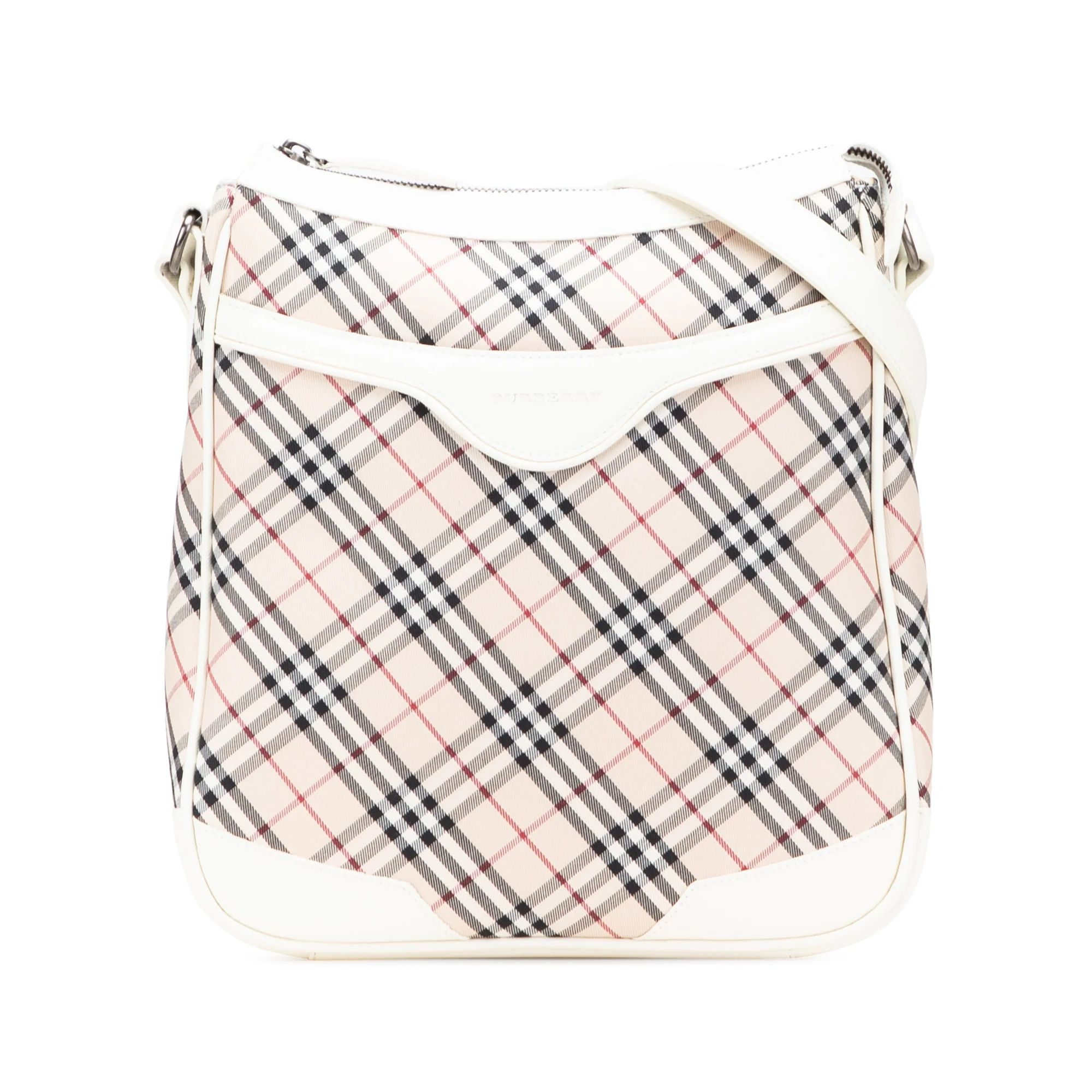 Burberry | Pre-Owned Nova Check Canvas Crossbody | Beige