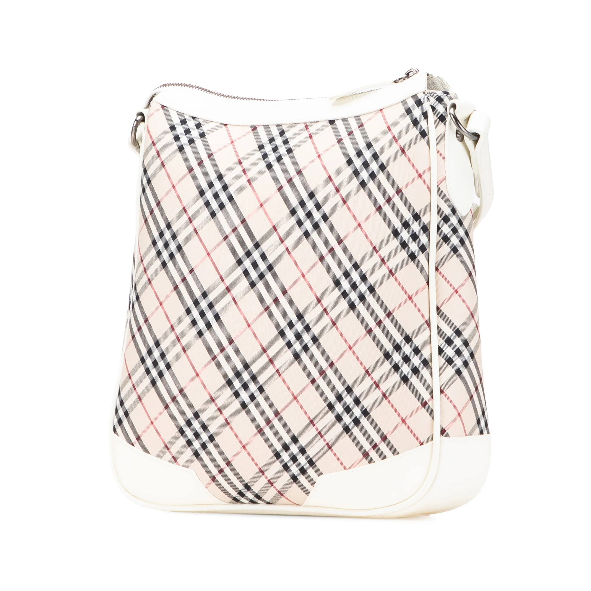 Burberry | Pre-Owned Nova Check Canvas Crossbody | Beige - Image 4