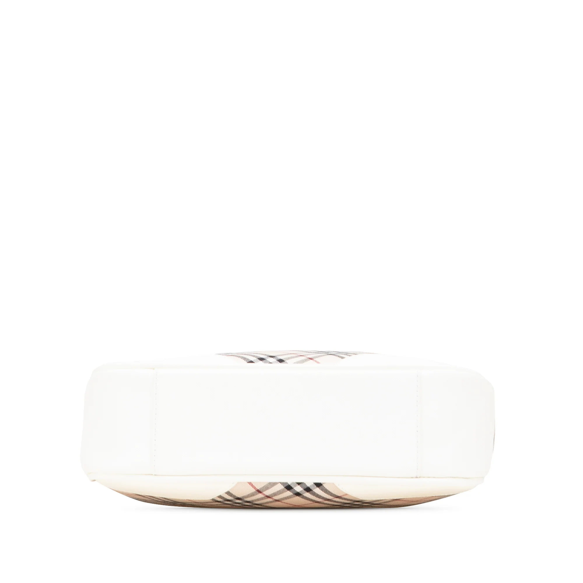 Burberry | Pre-Owned Nova Check Canvas Crossbody | Beige - Image 5