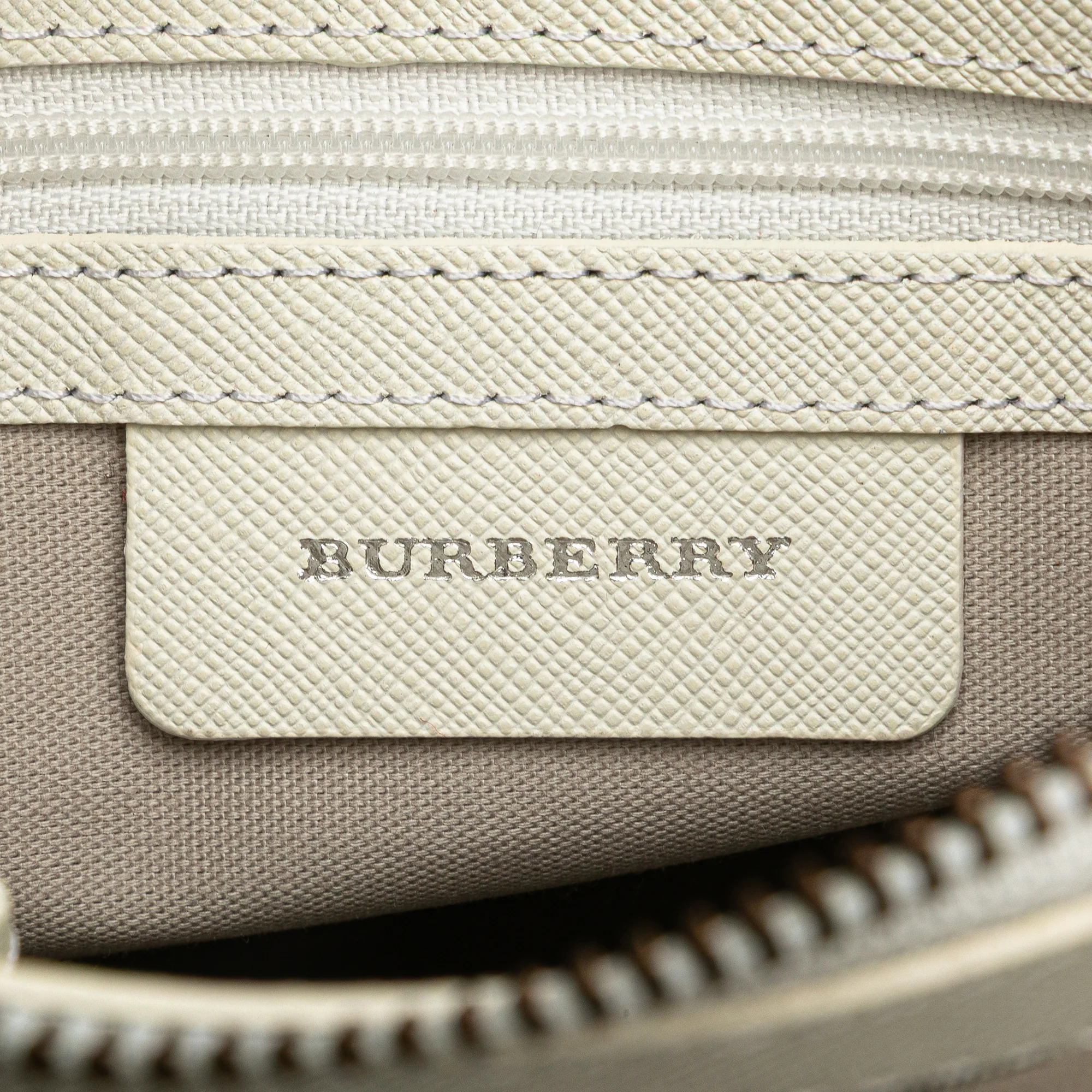 Burberry | Pre-Owned Nova Check Canvas Crossbody | Beige - Image 7
