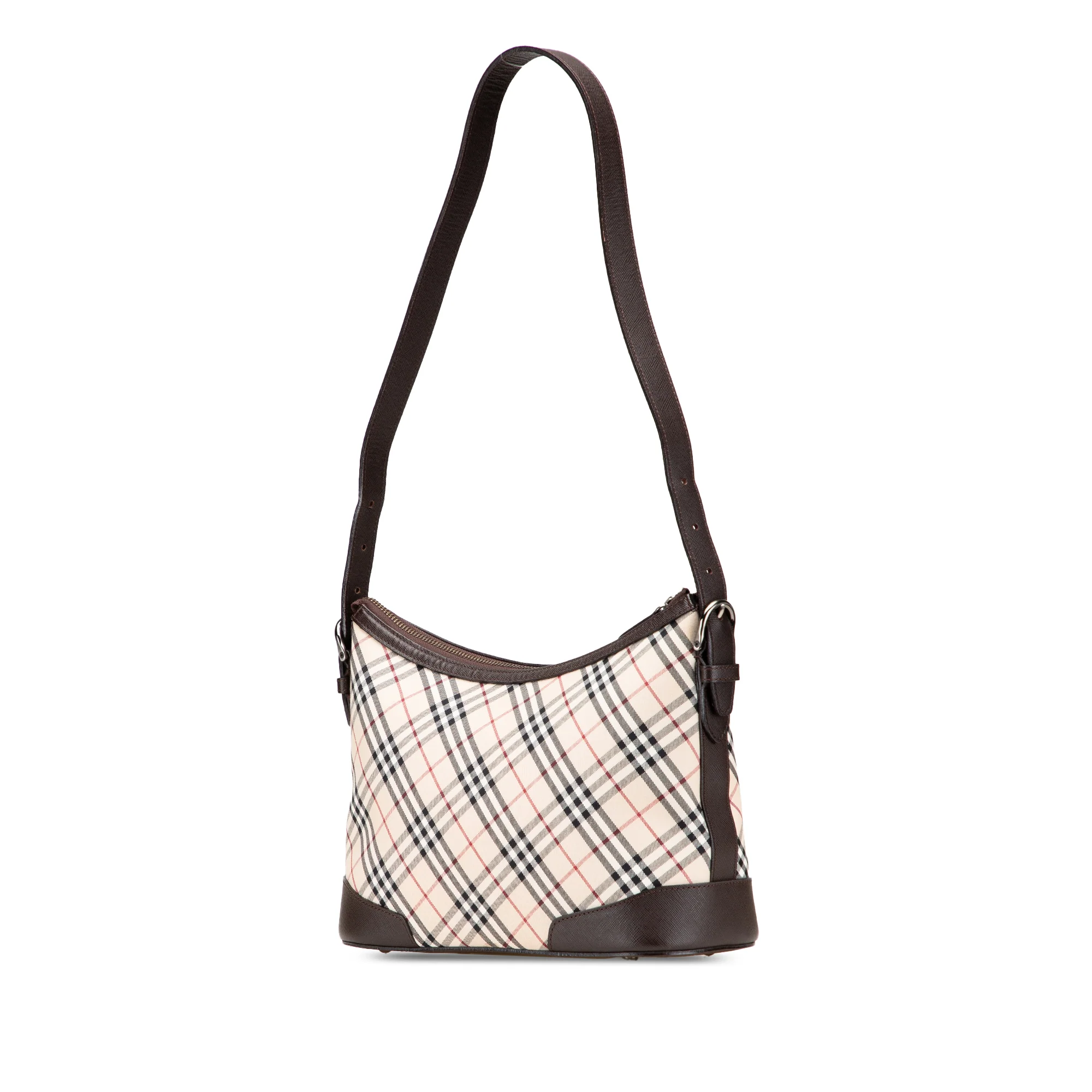 Burberry | Pre-Owned Nova Check Canvas Shoulder Bag - I | Beige - Image 6