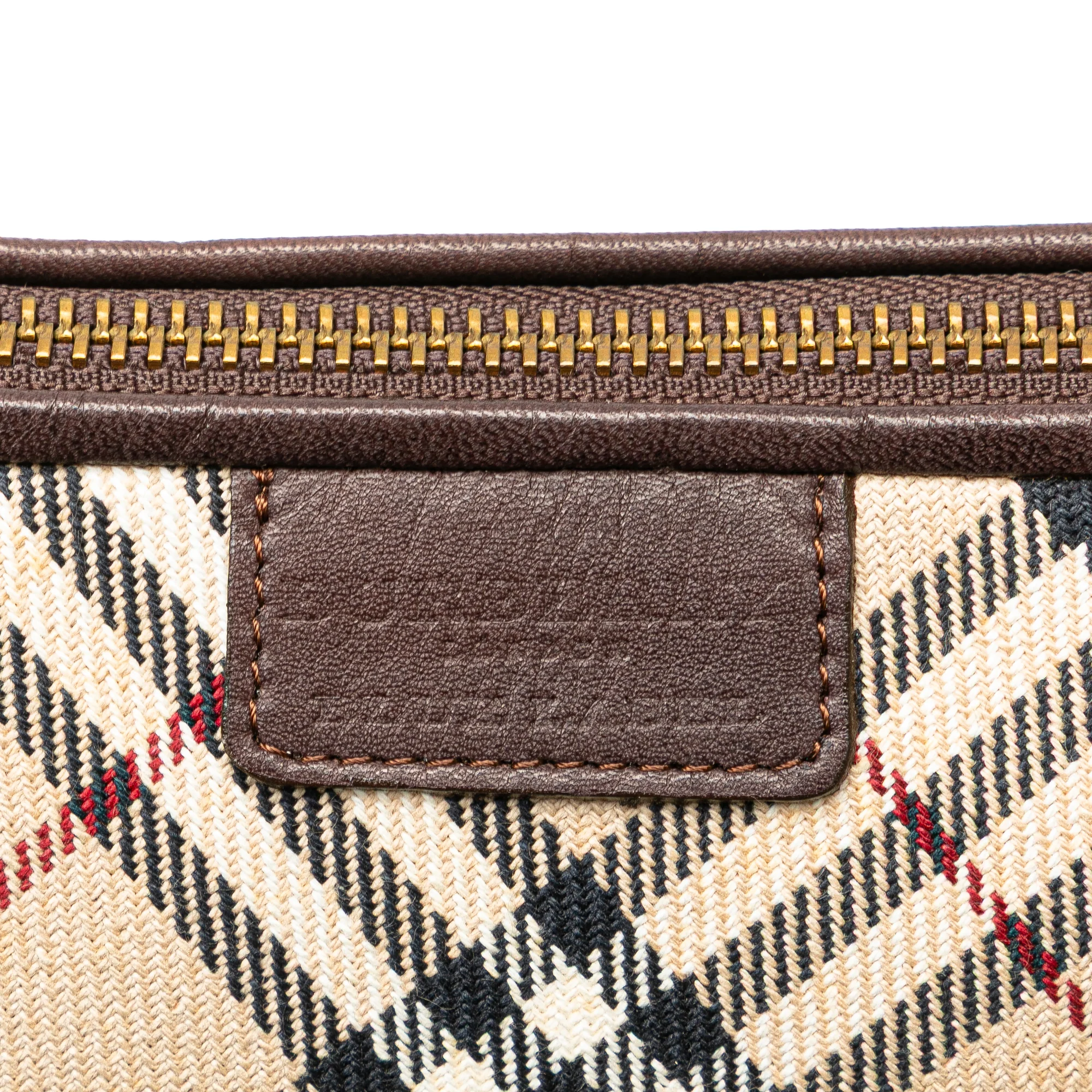 Burberry | Pre-Owned Nova Check Canvas Shoulder Bag - II | Beige - Image 7
