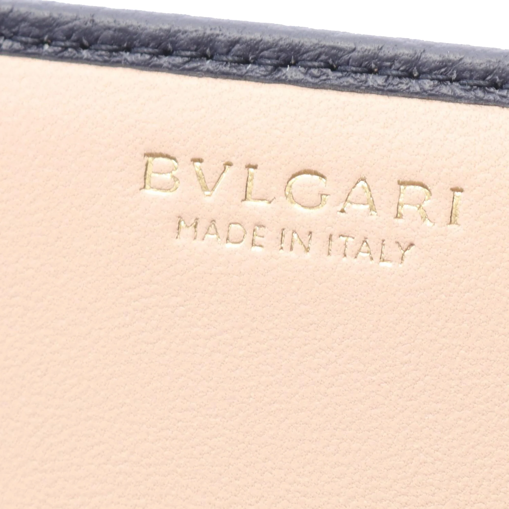 Bvlgari | Pre-Owned Large Leather Bifold Wallet | Blue/Navy - Image 4