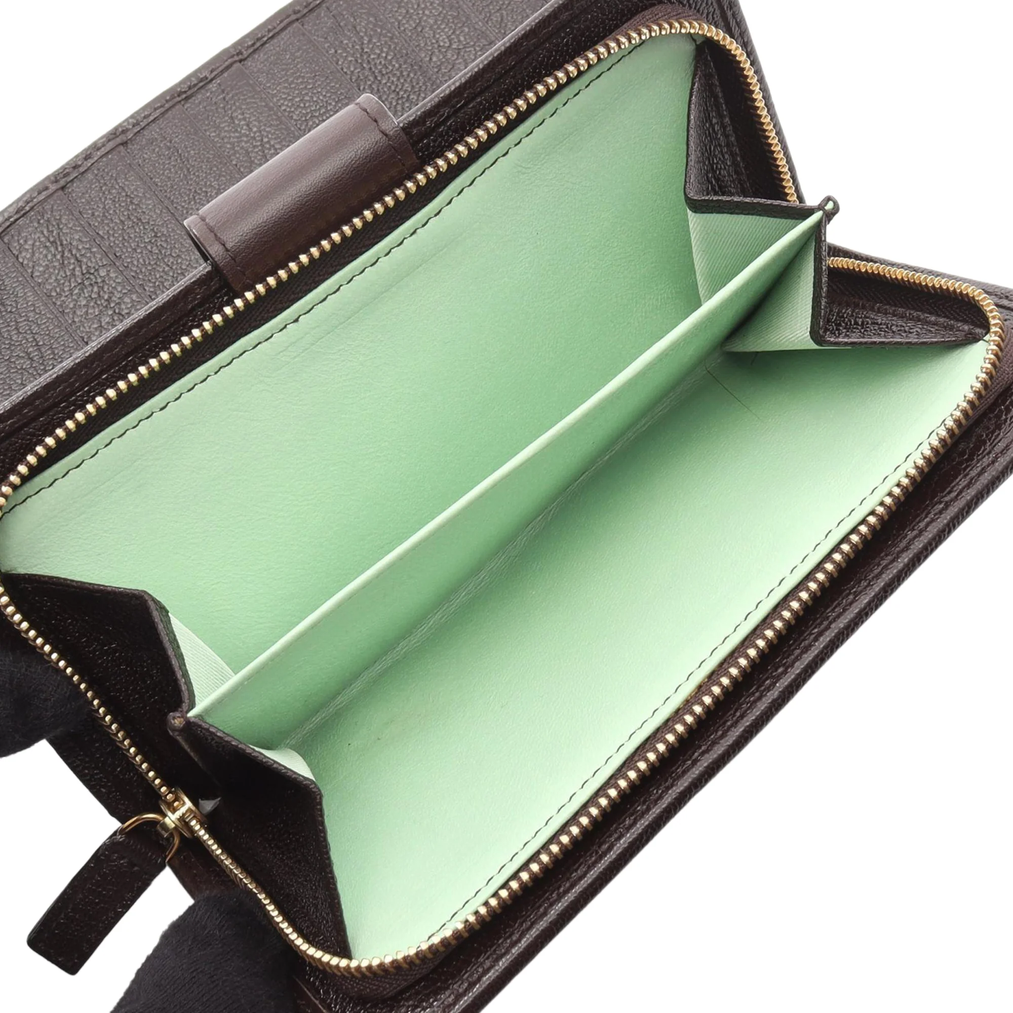 Bvlgari | Pre-Owned Leather Doppio Tondo Wallet | Brown - Image 3