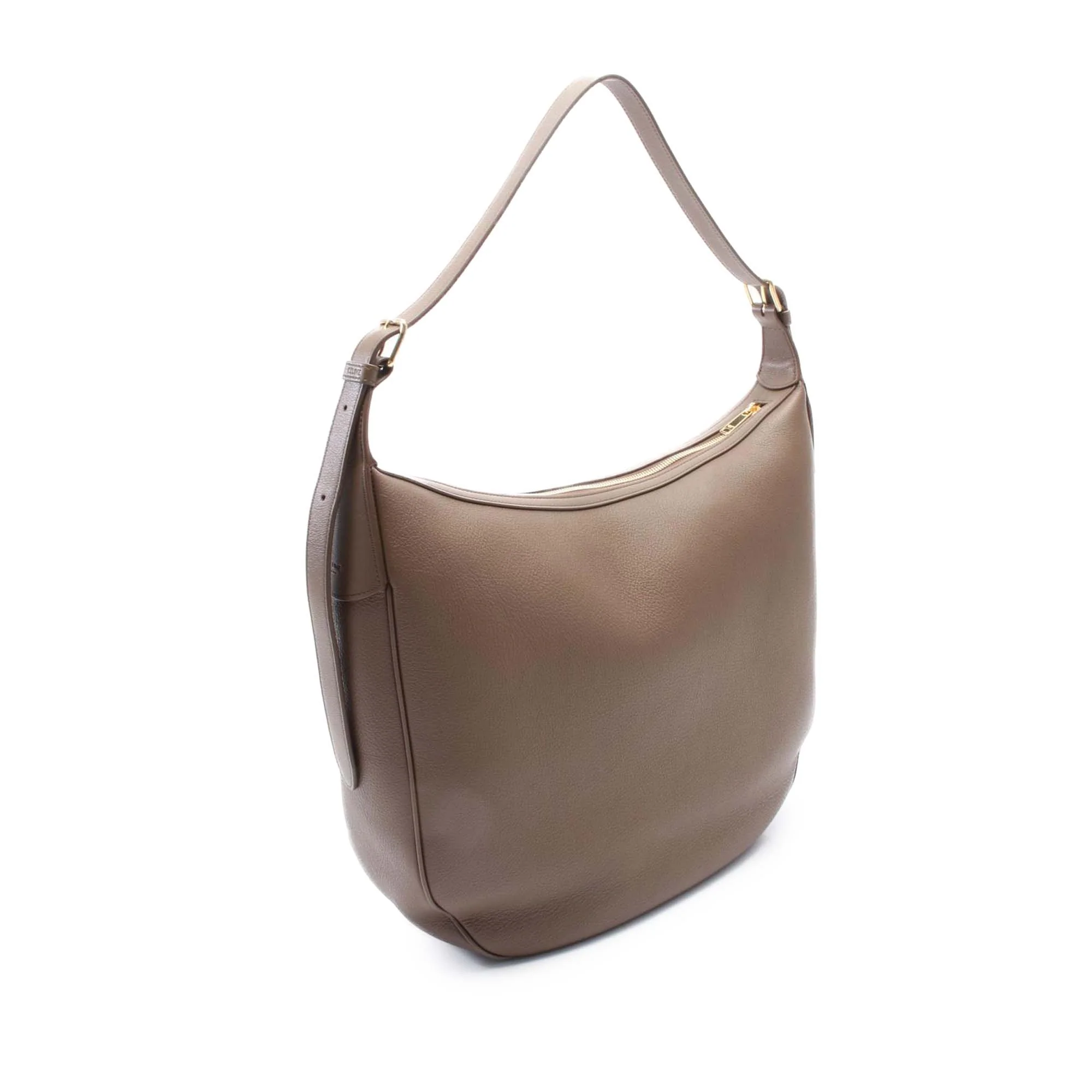 Celine | Pre-Owned Large Supple Grained Calfskin Heloise Bag | Brown - Image 2