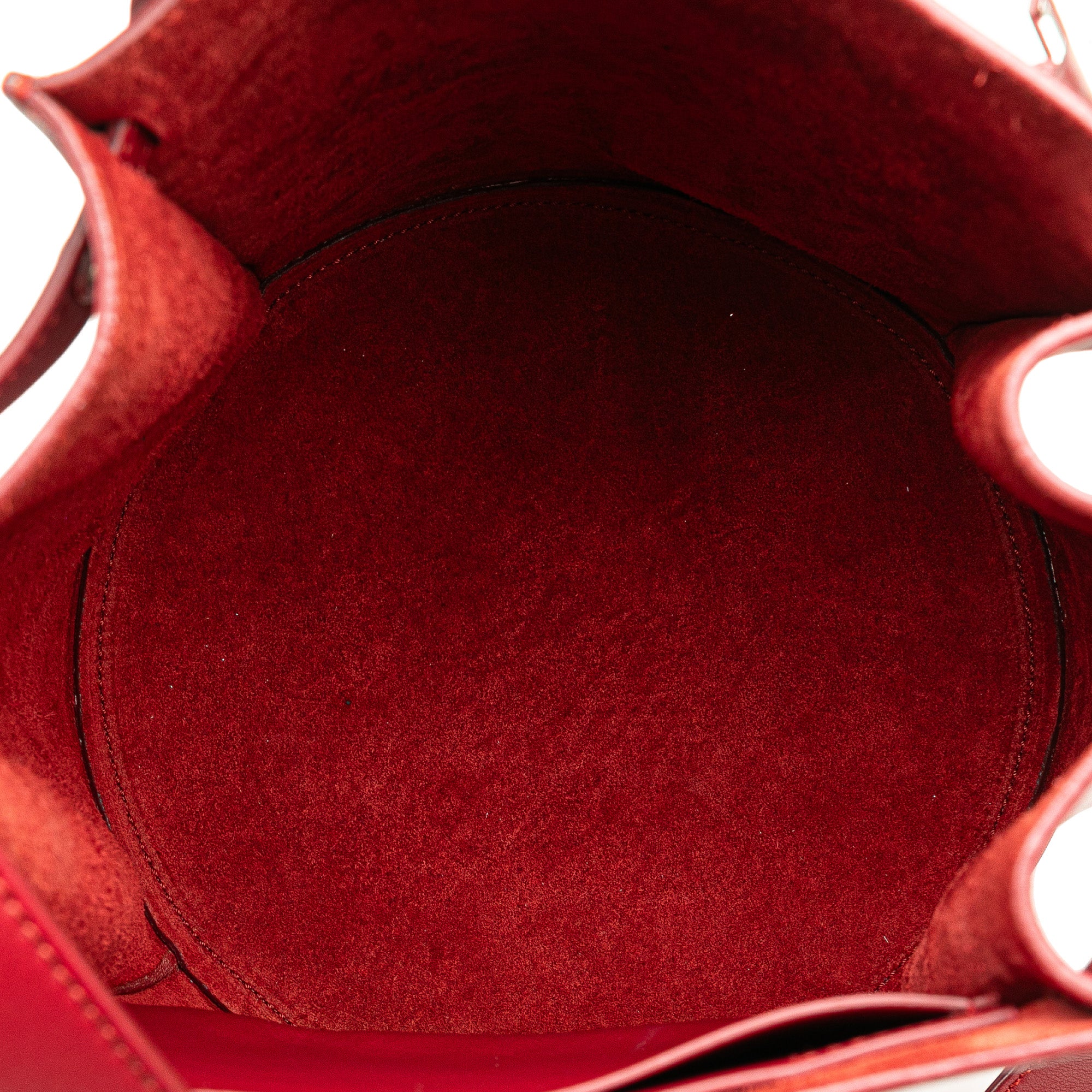 Celine | Pre-Owned Leather Big Bag Bucket Crossbody - I | Red - Image 5