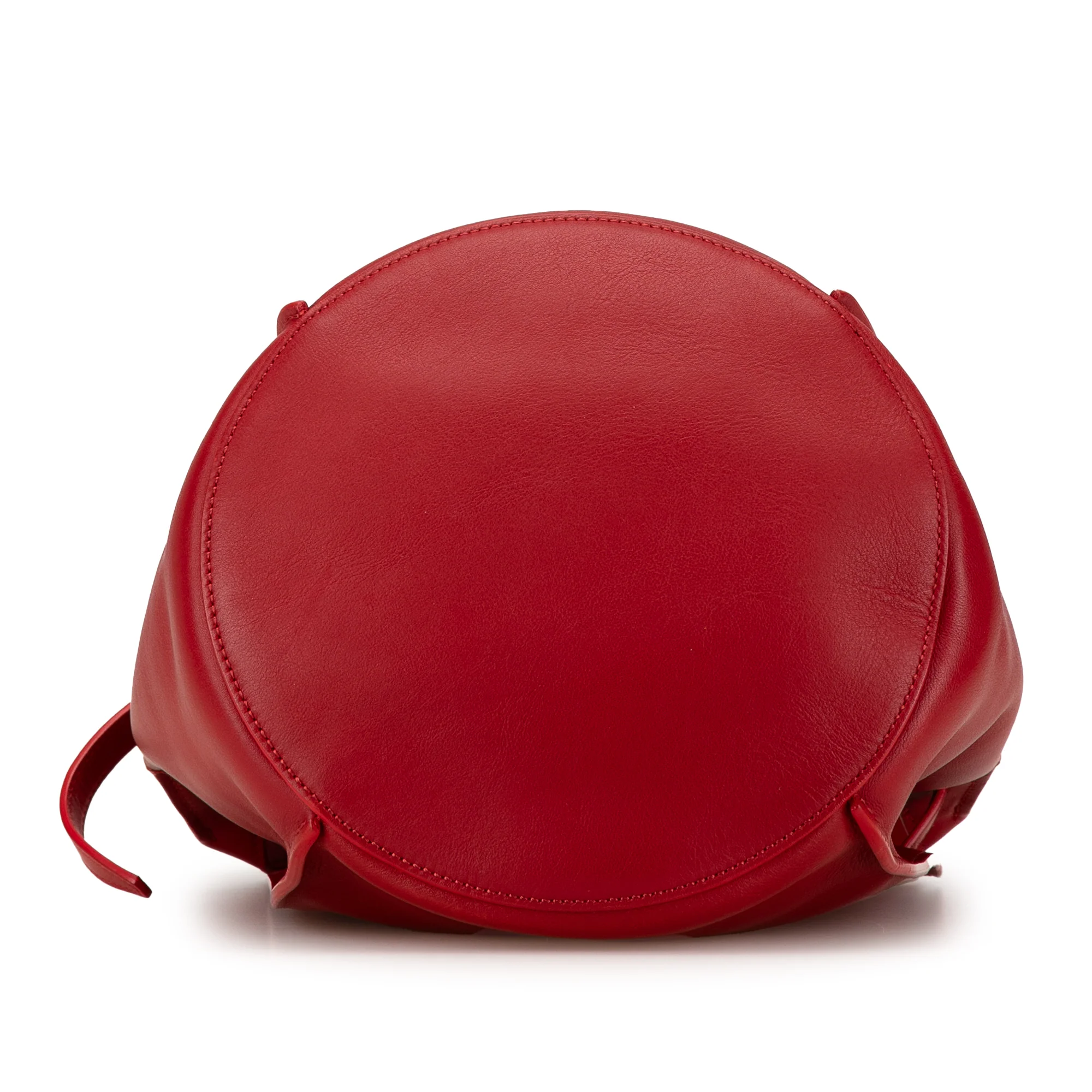 Celine | Pre-Owned Leather Big Bag Bucket Crossbody - II | Red - Image 3