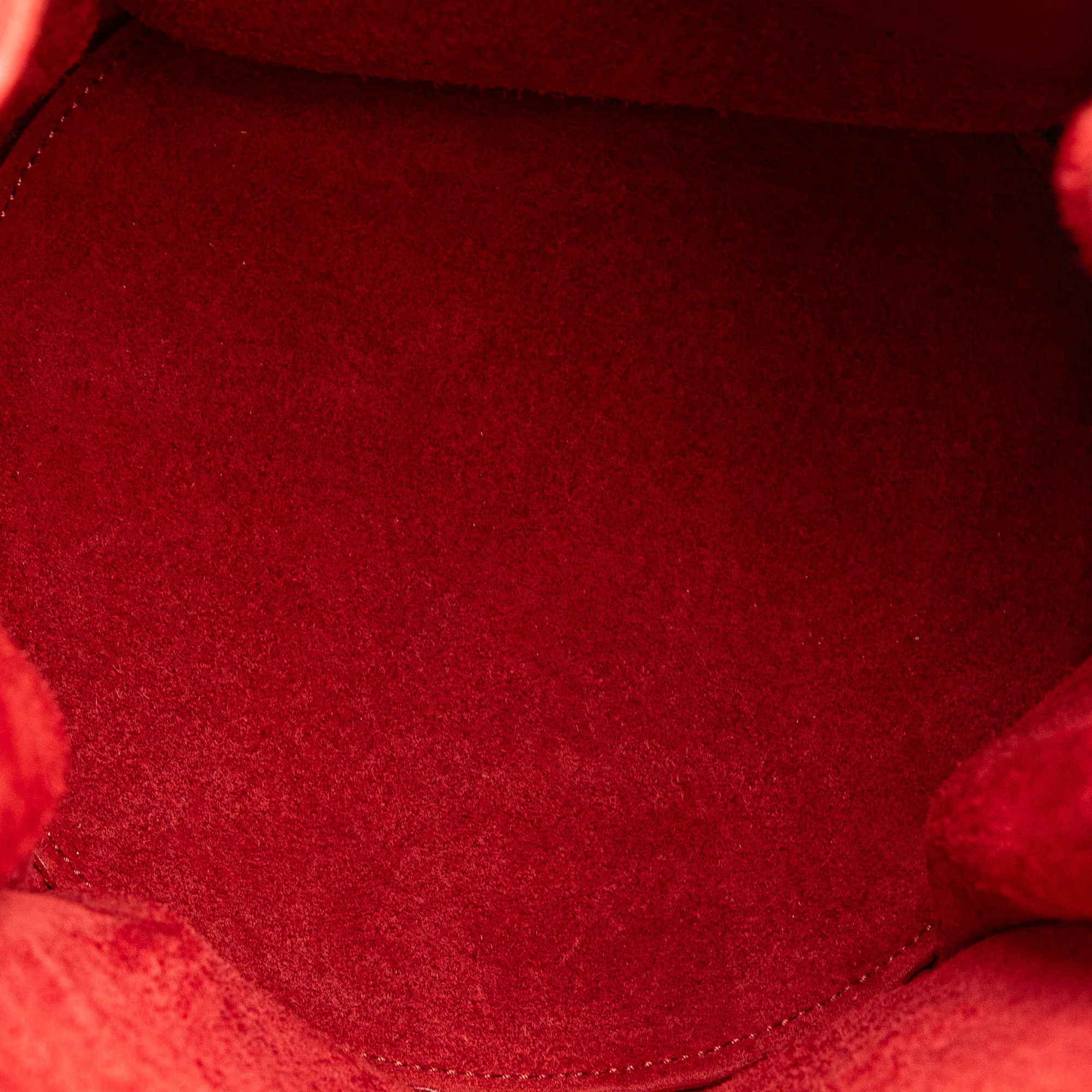 Celine | Pre-Owned Leather Big Bag Bucket Crossbody - II | Red - Image 4