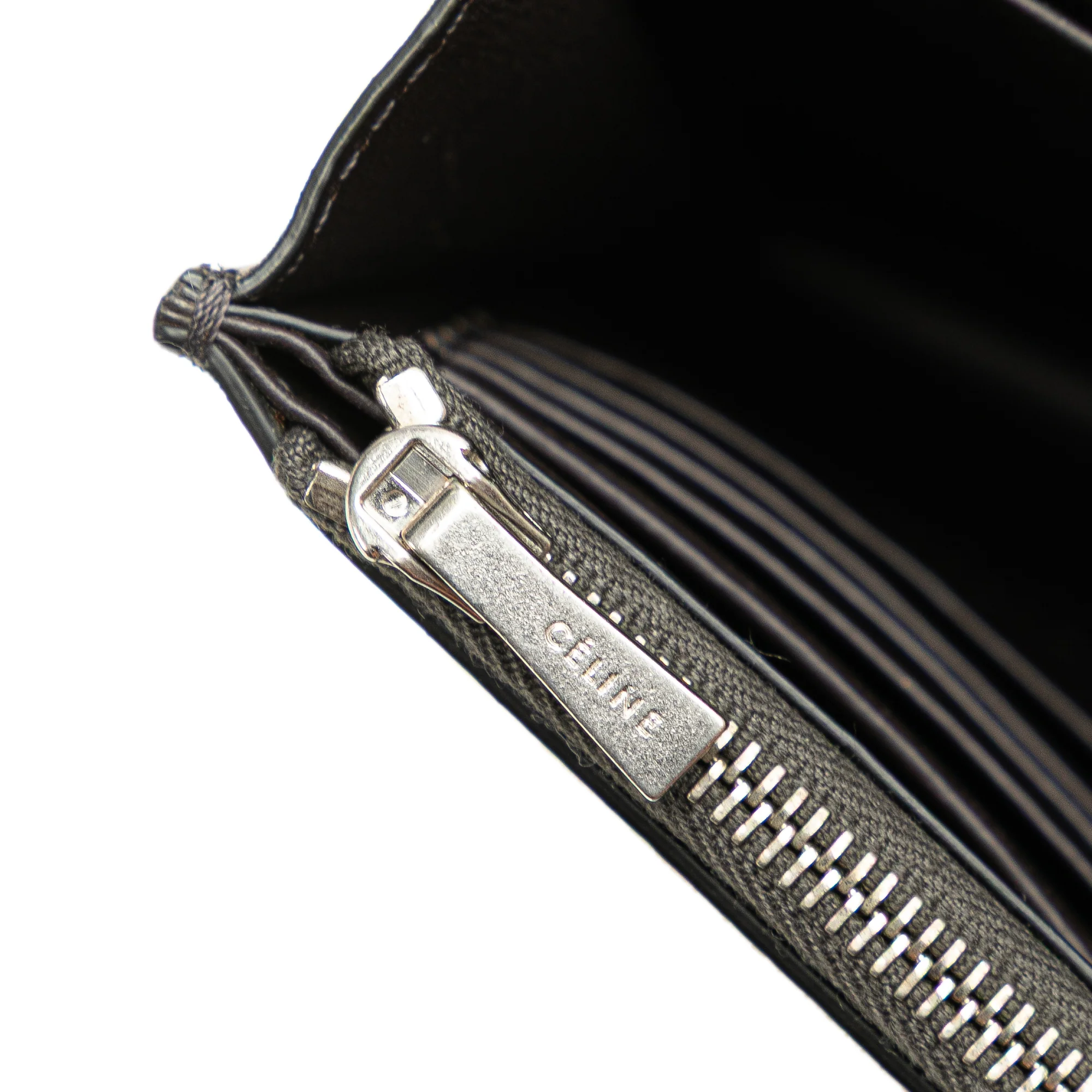 Celine | Pre-Owned Leather Frame Wallet on Chain | Pink/Lily/Black - Image 8