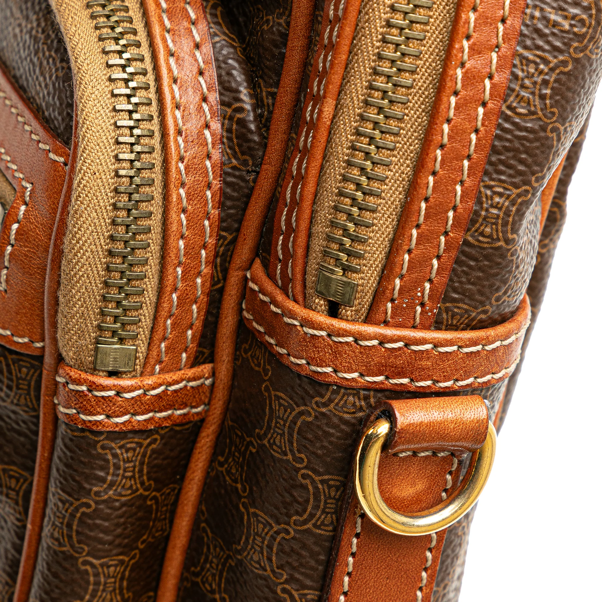 Celine | Pre-Owned Macadam Satchel | Brown - Image 2