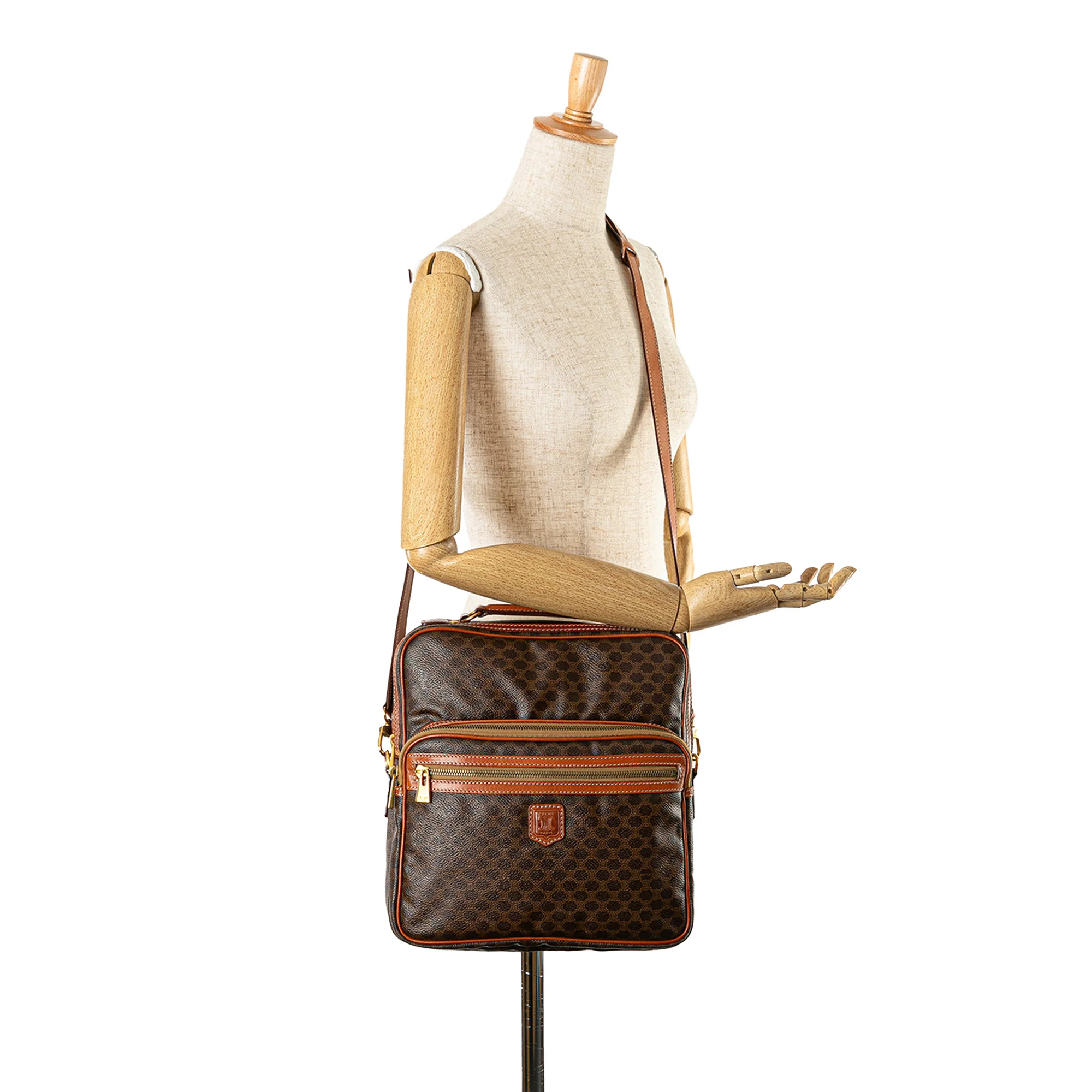 Celine | Pre-Owned Macadam Satchel | Brown - Image 5