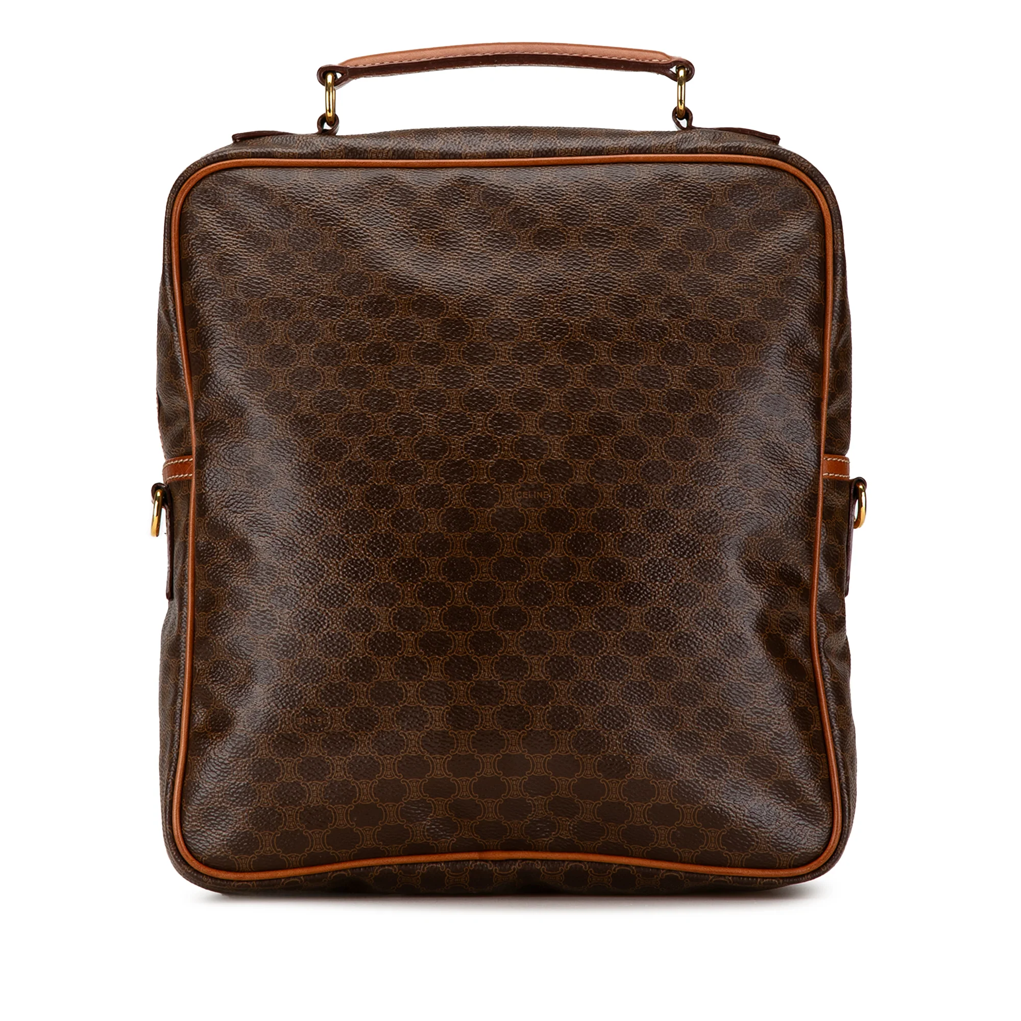 Celine | Pre-Owned Macadam Satchel | Brown - Image 8