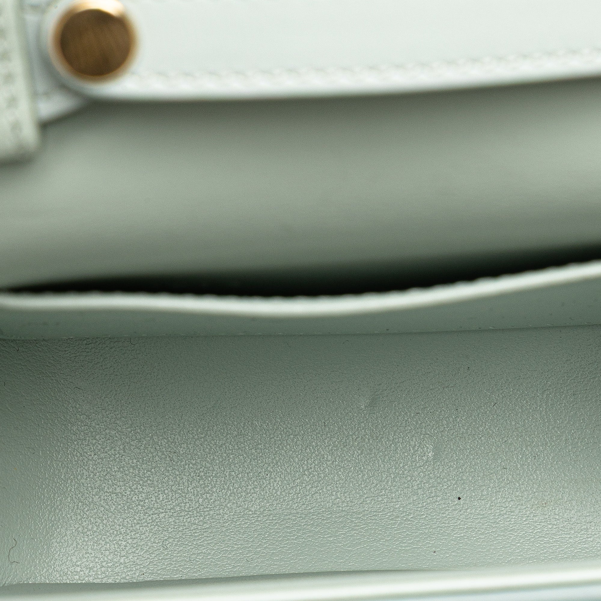 Celine | Pre-Owned Mini Calfskin Claude Crossbody | Blue/Light Blue - Image 6