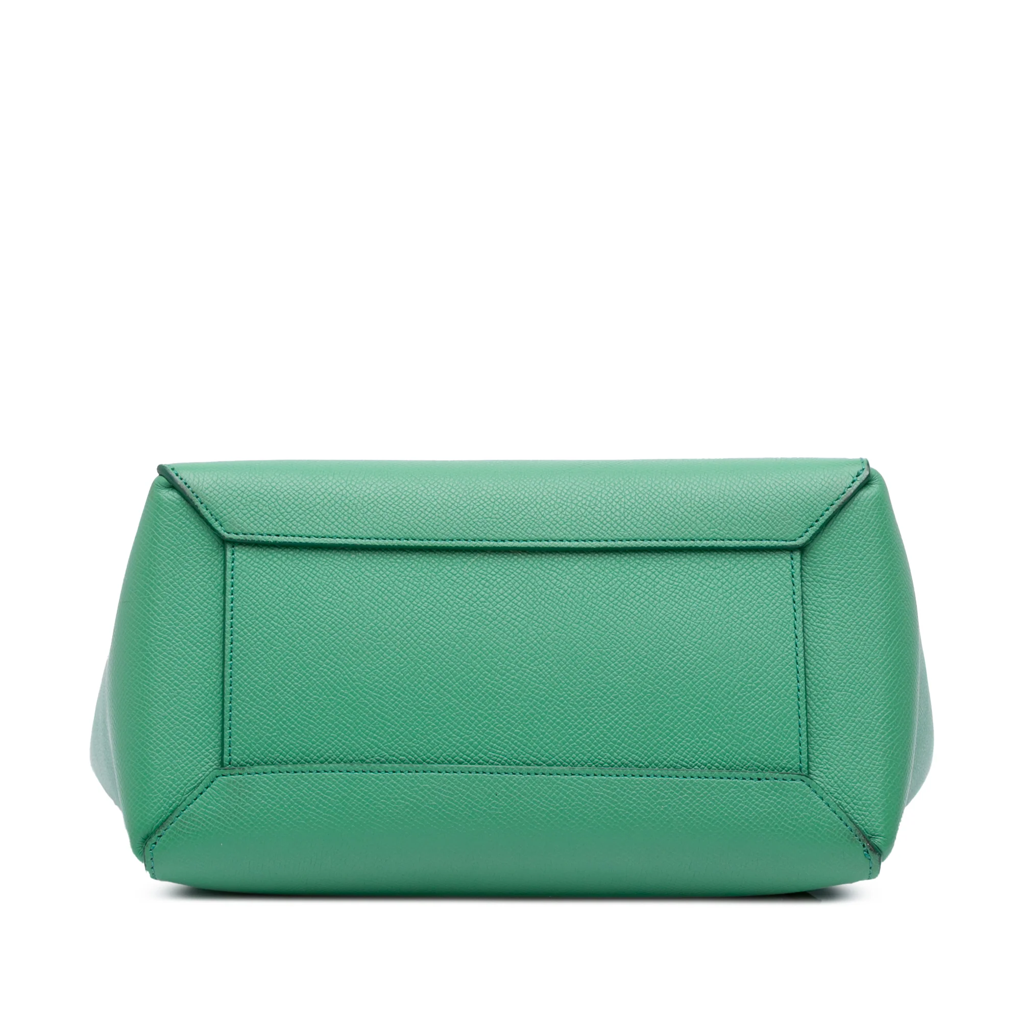 Celine | Pre-Owned Mini Grained Calfskin Belt Bag | Green - Image 5
