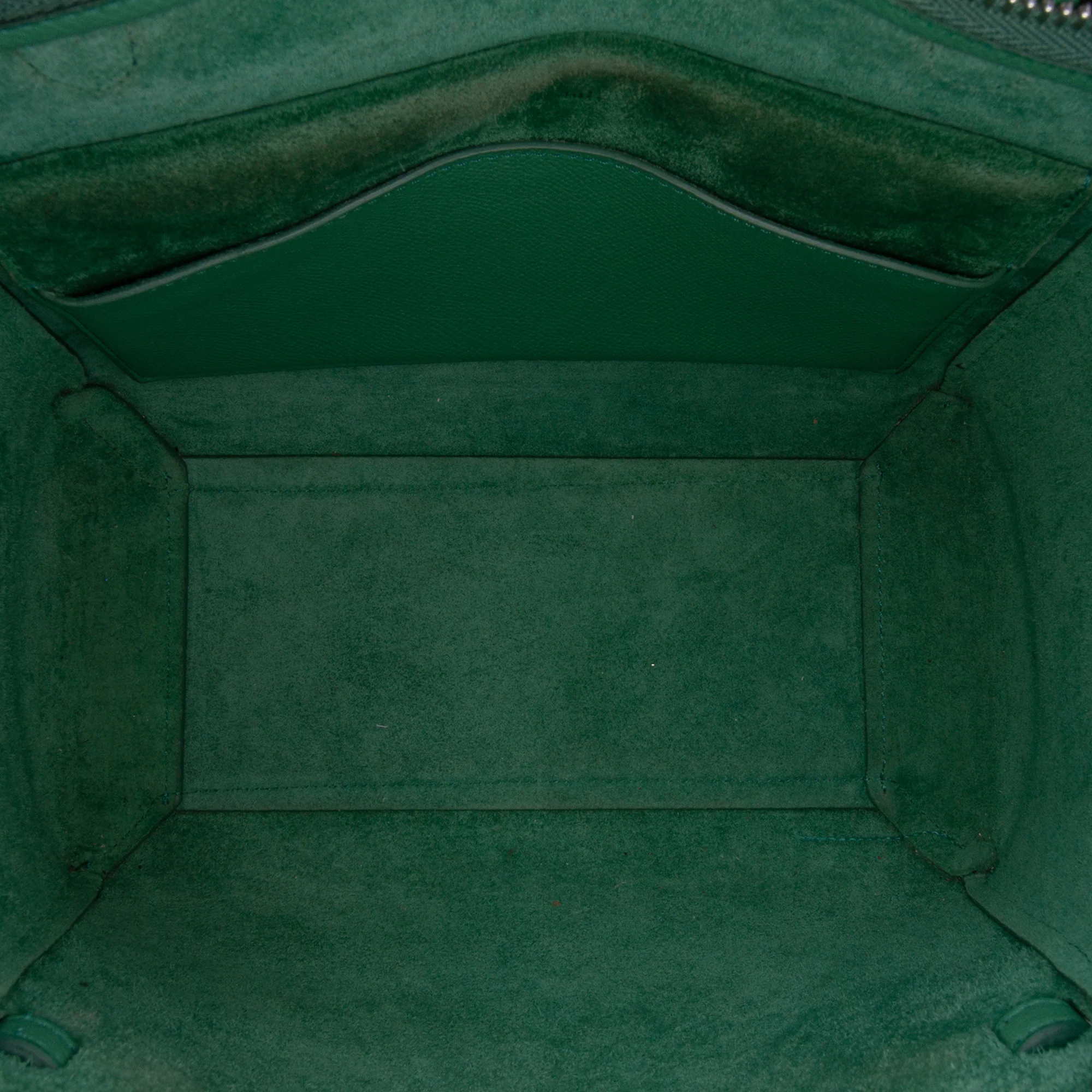 Celine | Pre-Owned Mini Grained Calfskin Belt Bag | Green - Image 6