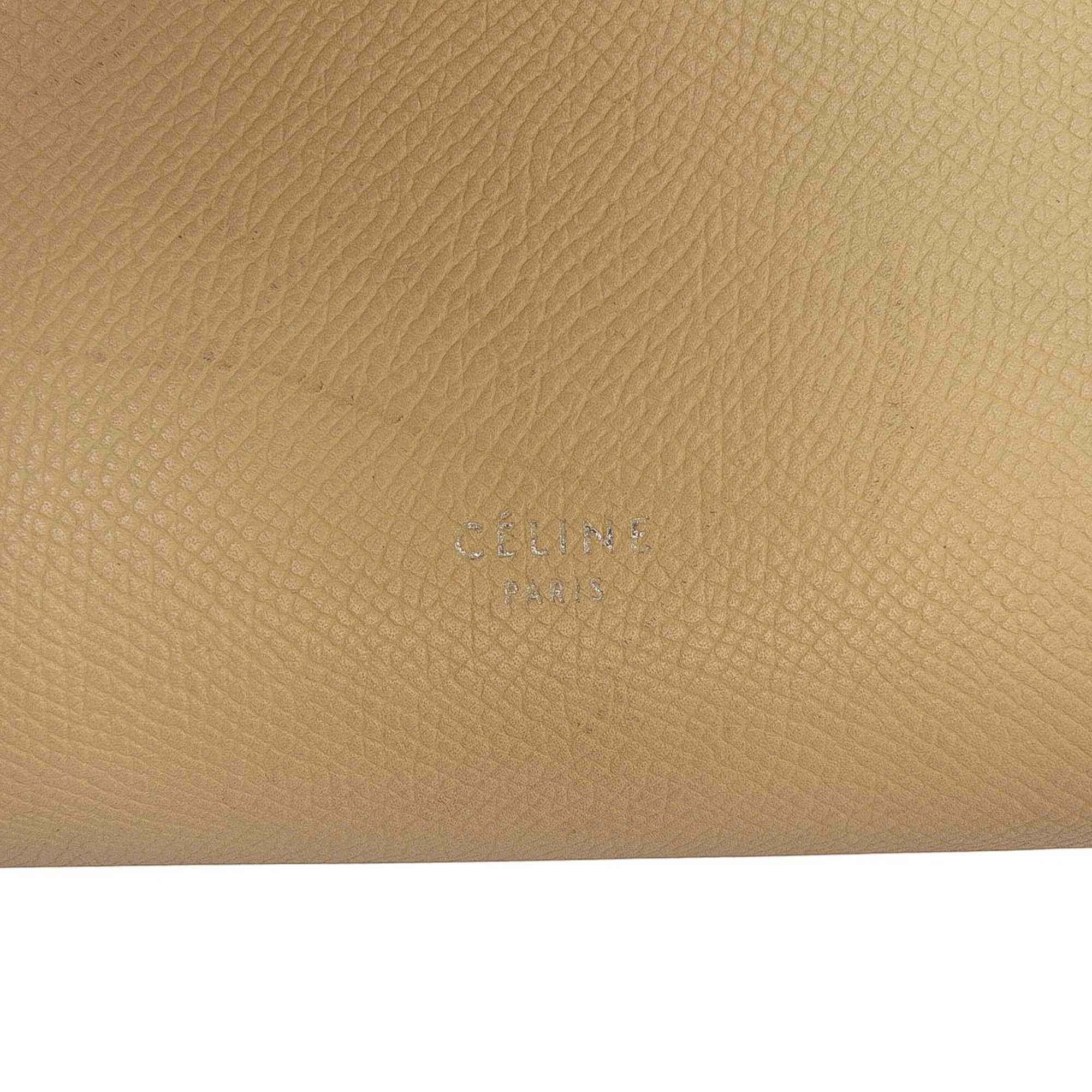 Celine | Pre-Owned Mini Leather Belt Bag Satchel | Beige - Image 12