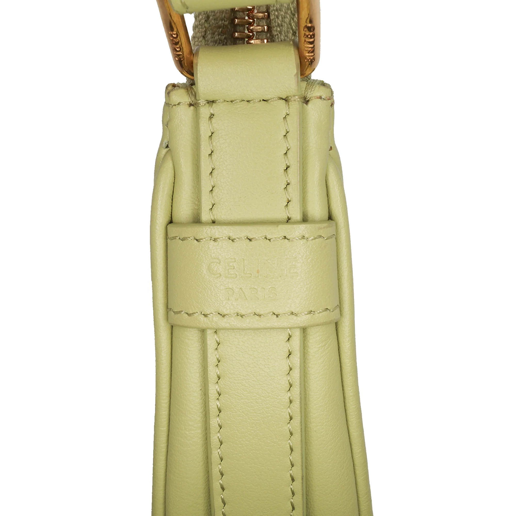 Celine | Pre-Owned Mini Smooth Calfskin Ava Shoulder Bag | Green/Olive Green - Image 7