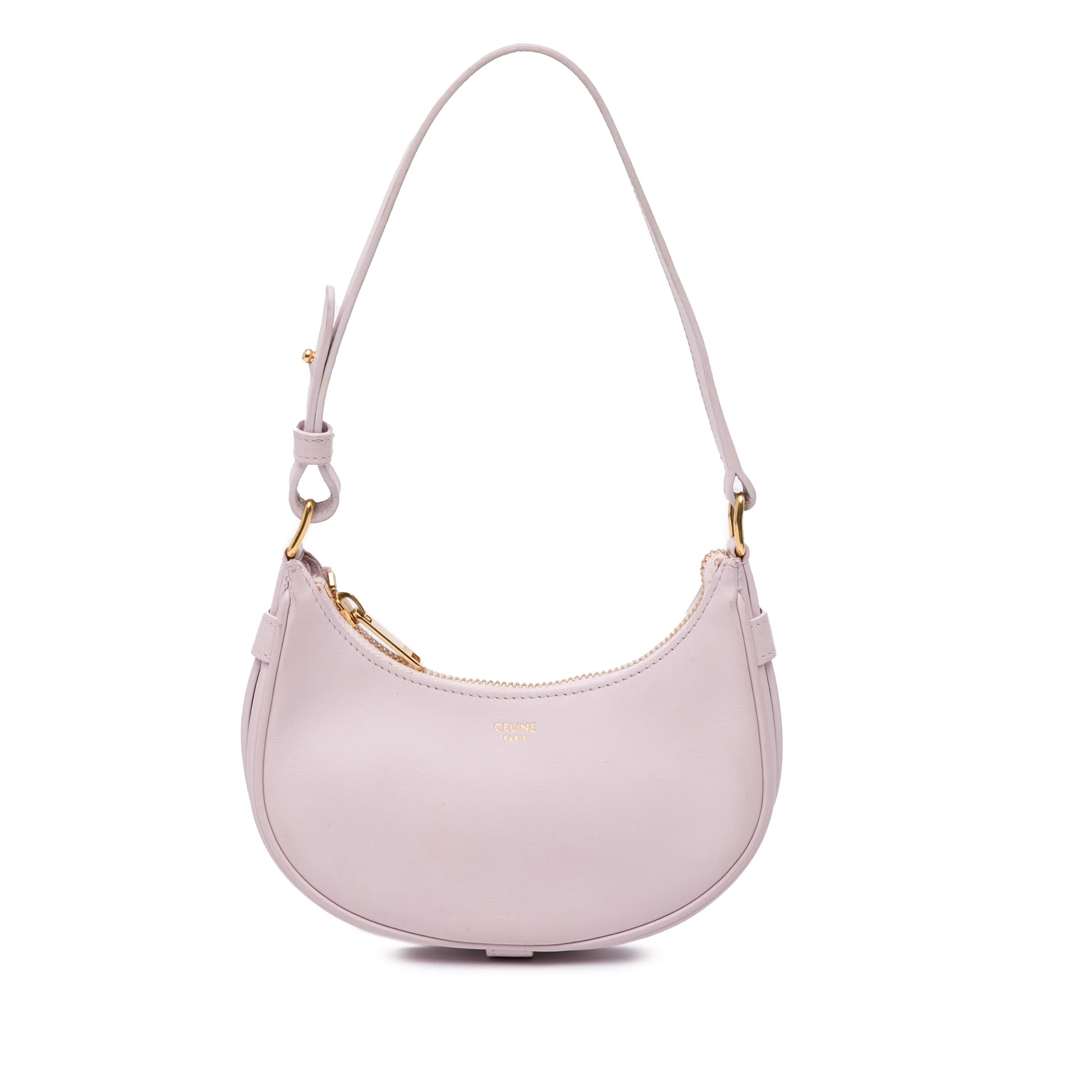 Celine | Pre-Owned Mini Smooth Calfskin Ava Shoulder Bag | Pink/Light Pink