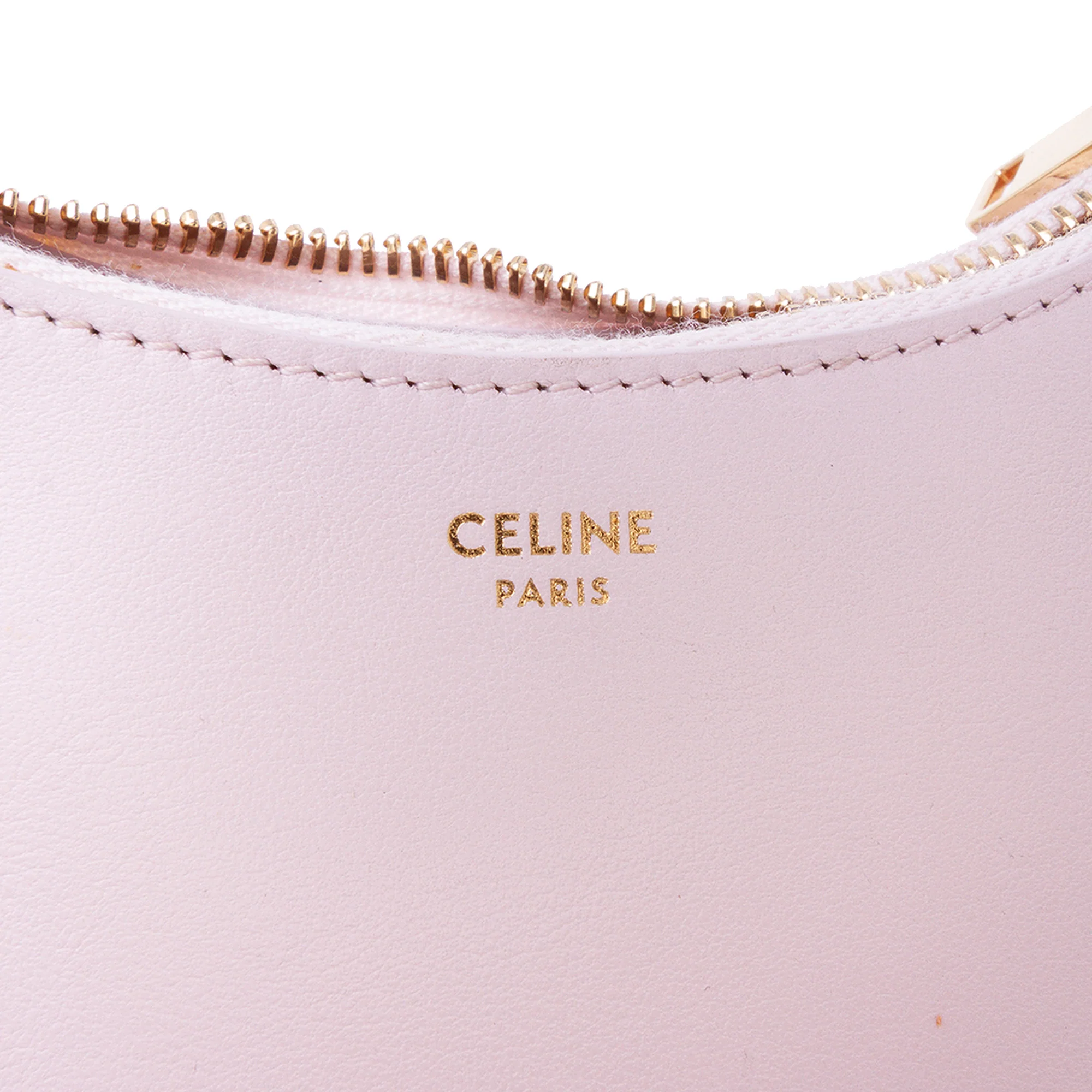 Celine | Pre-Owned Mini Smooth Calfskin Ava Shoulder Bag | Pink/Light Pink - Image 8