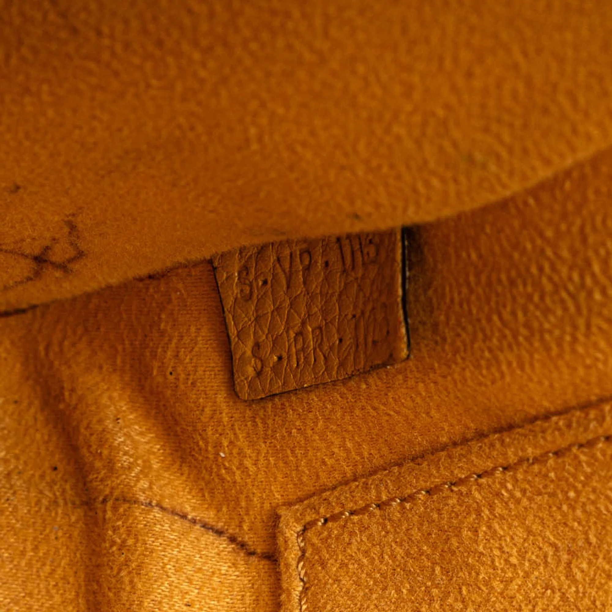 Celine | Pre-Owned Nano Leather Luggage Tote | Yellow/Mustard - Image 8