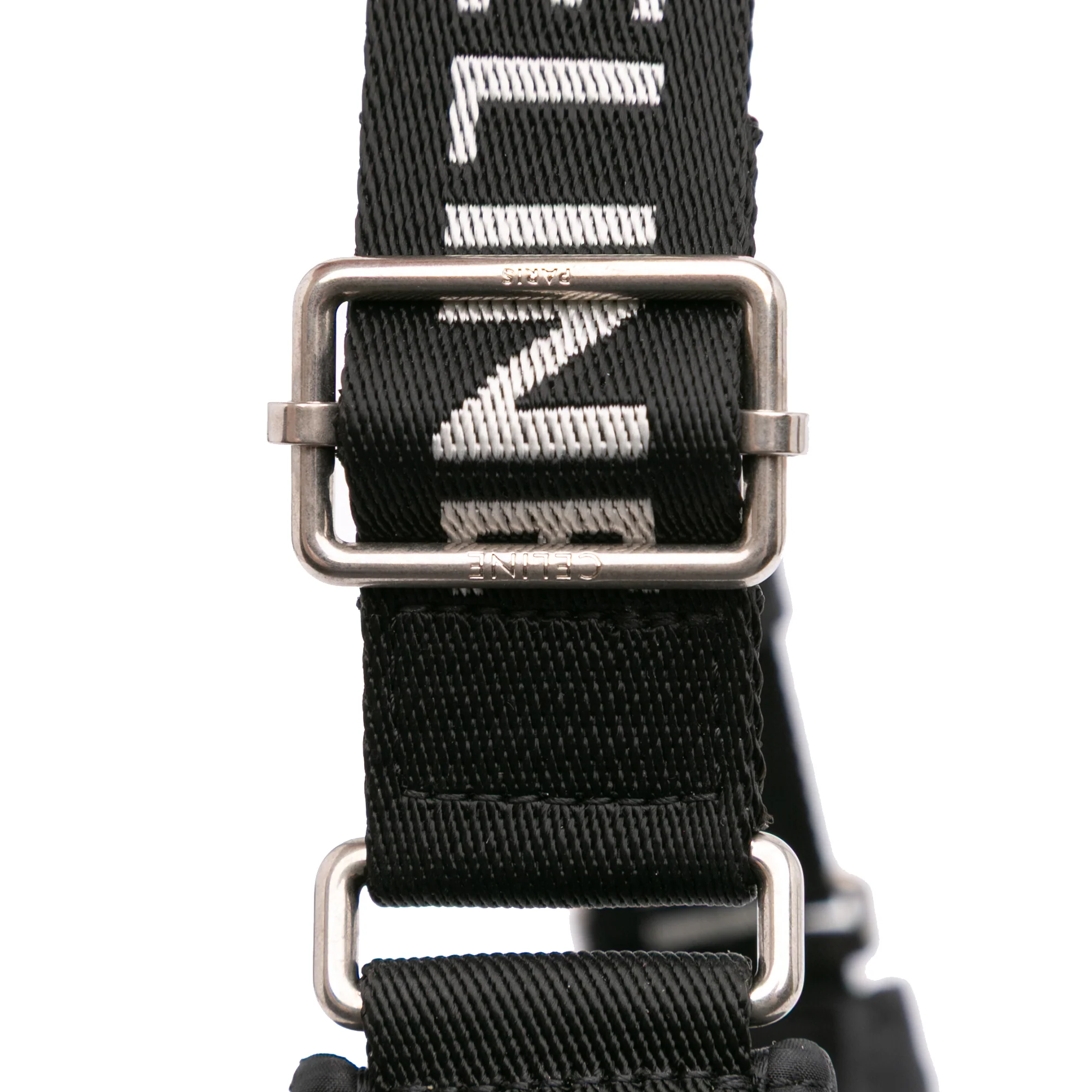 Celine | Pre-Owned Nylon Ava Shoulder Bag | Black - Image 2