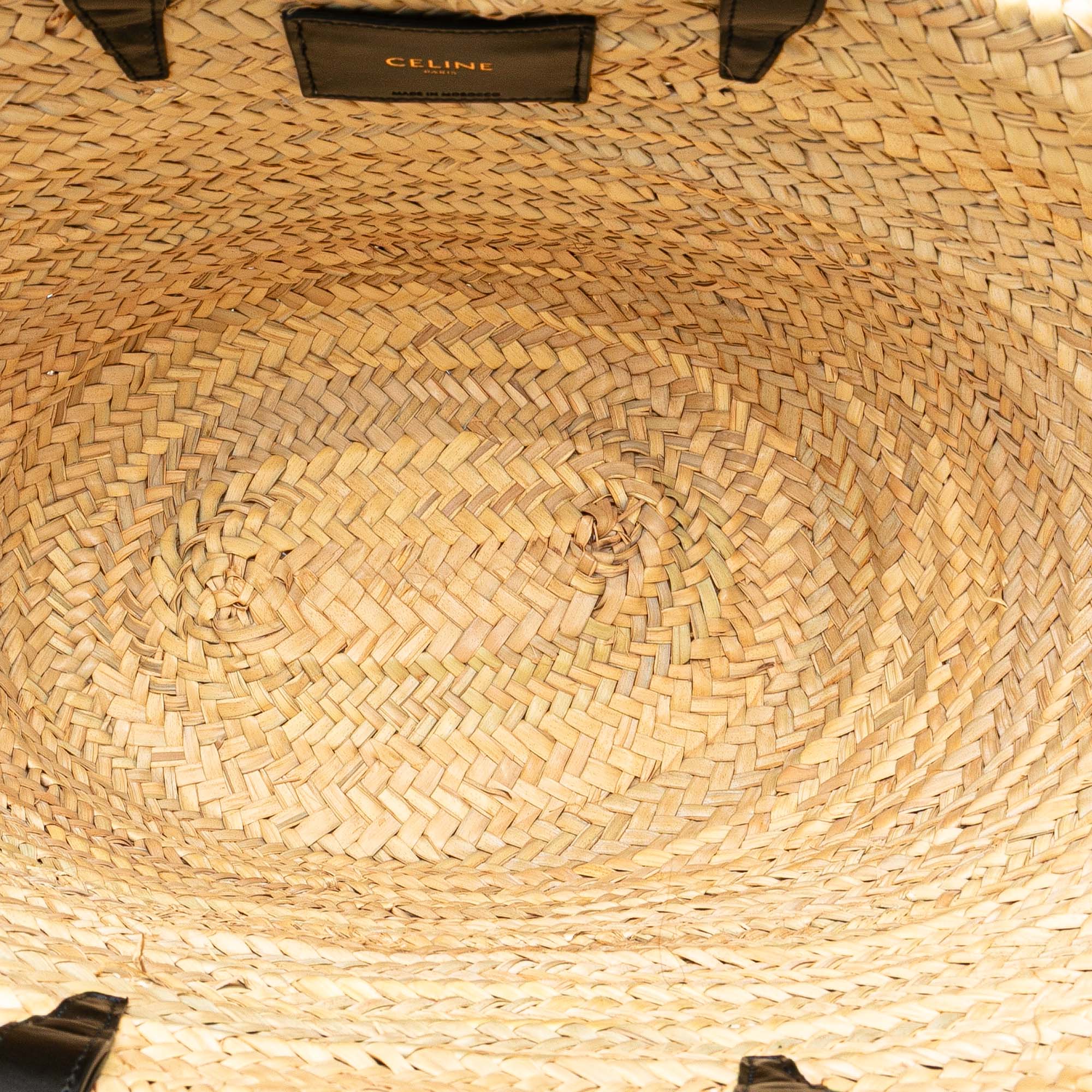 Celine | Pre-Owned Raffia Classic Panier Tote | Beige - Image 7