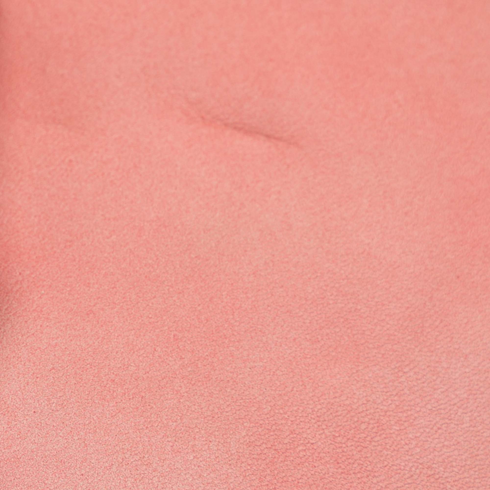 Celine | Pre-Owned Small Lambskin Trio Crossbody | Pink/Blush - Image 11