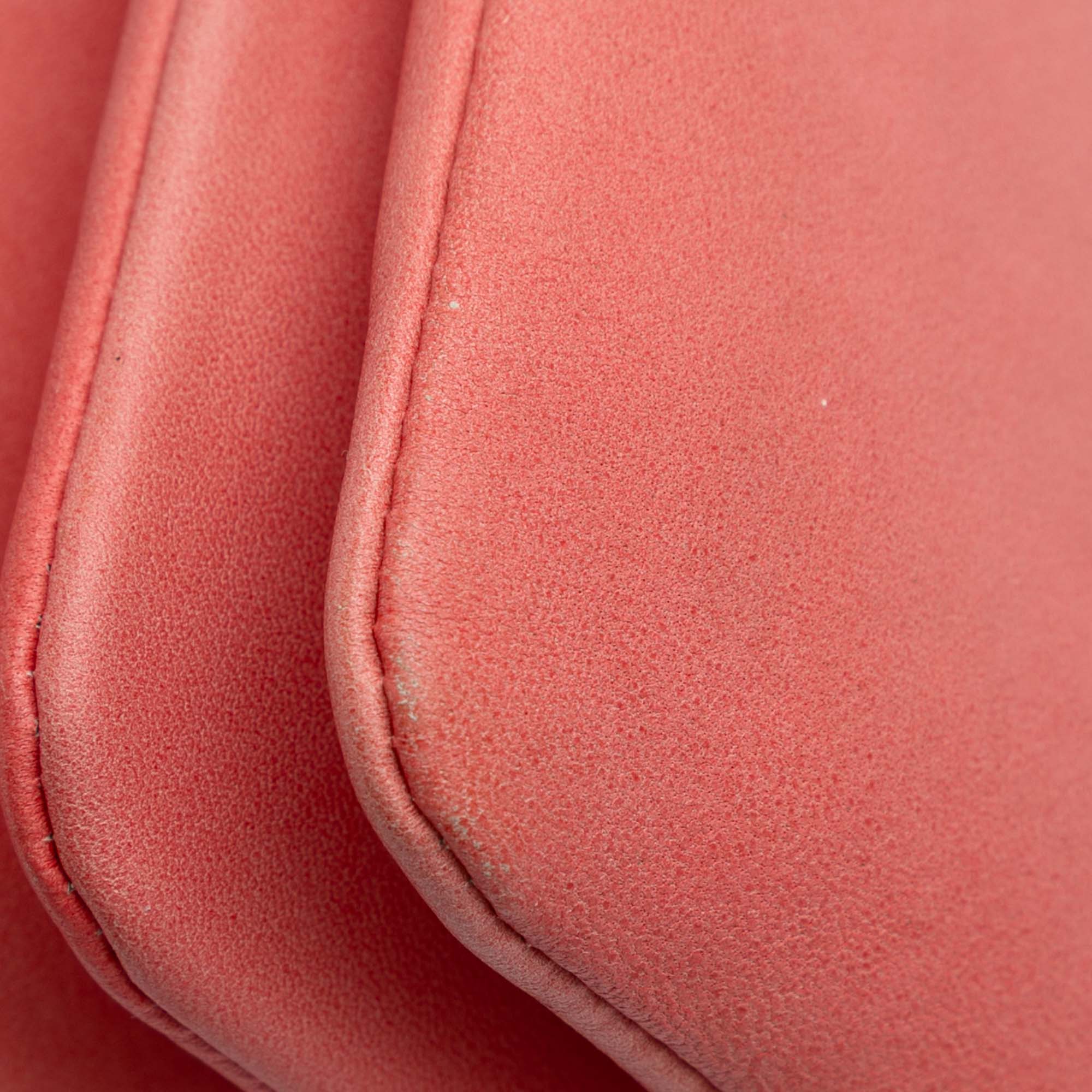 Celine | Pre-Owned Small Lambskin Trio Crossbody | Pink/Blush - Image 2