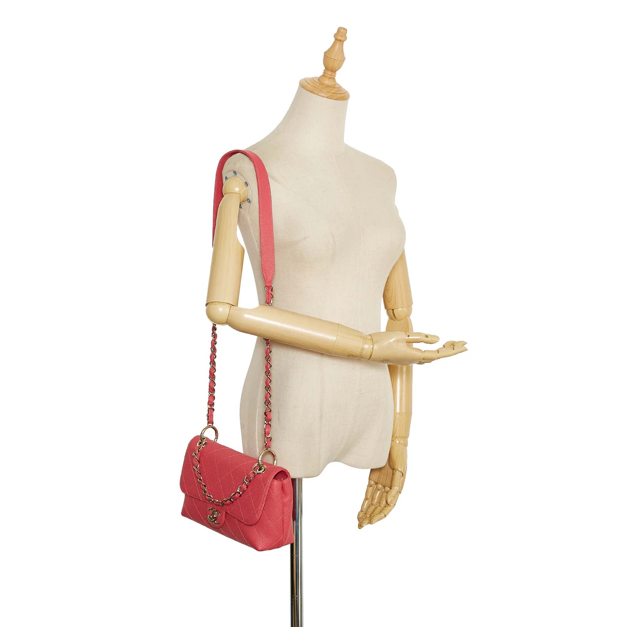 Chanel | Pre-Owned Caviar City Walk | Pink - Image 10