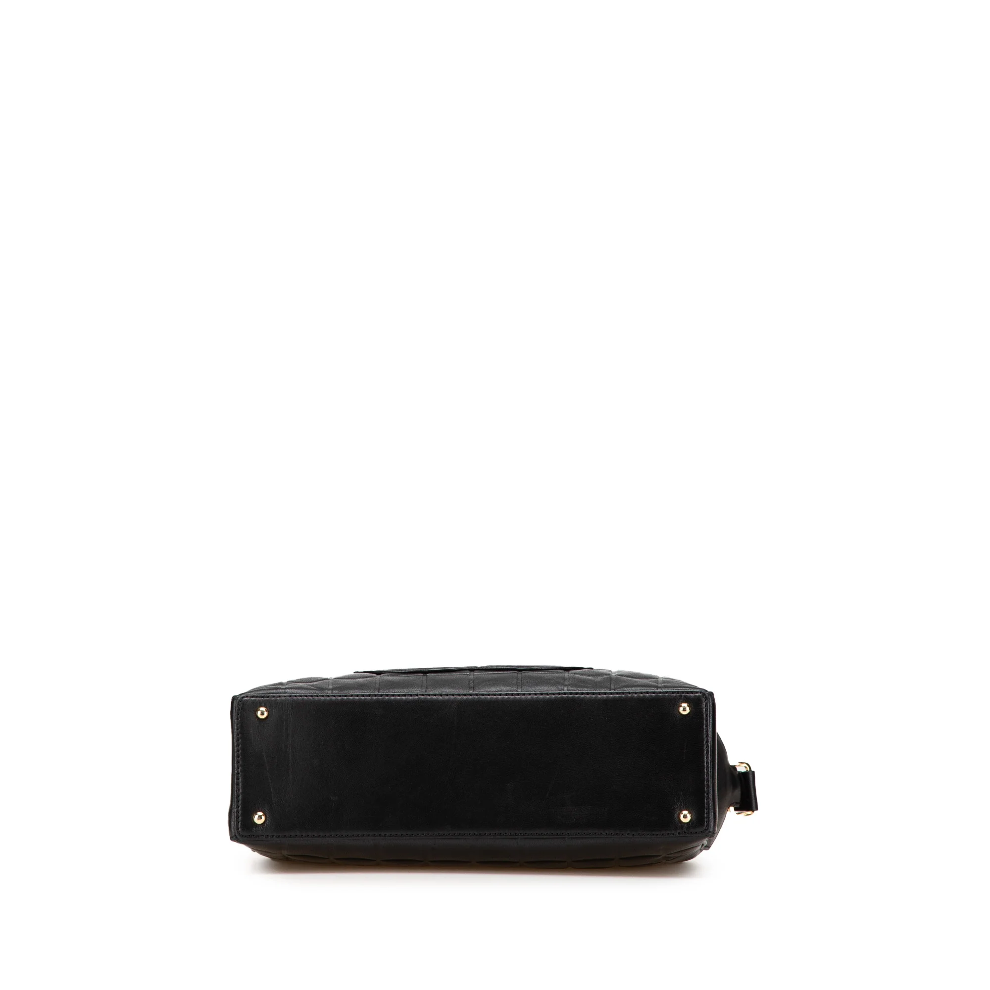 Chanel | Pre-Owned CC Choco Bar Lambskin Shoulder Bag | Black - Image 6