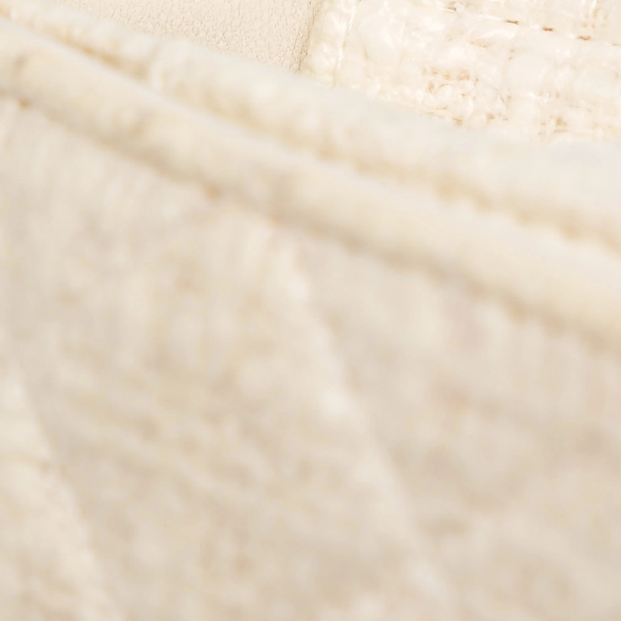 Chanel | Pre-Owned CC Coated Tweed Wallet On Chain - I | Beige - Image 6