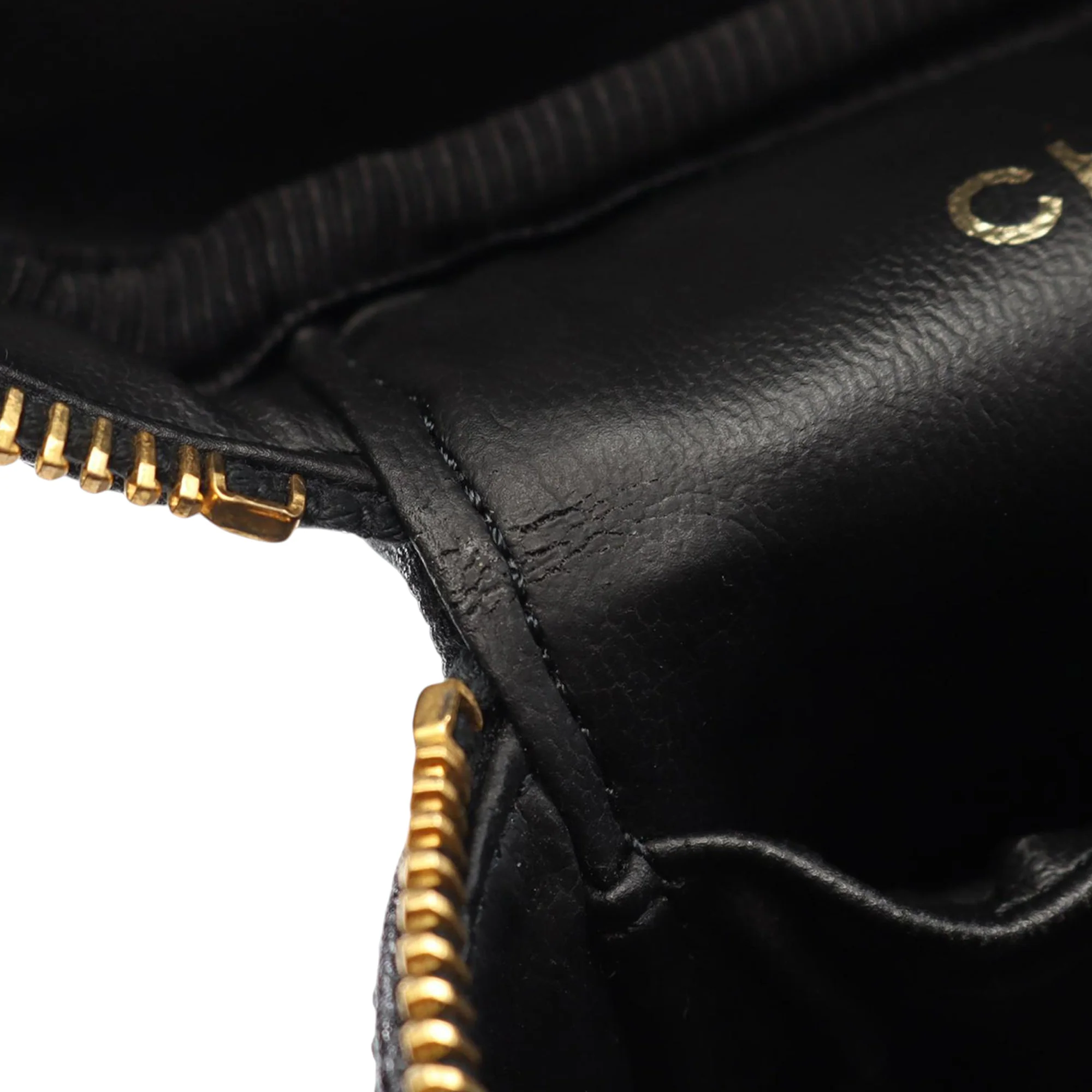 Chanel | Pre-Owned CC Lambskin Vanity Case | Black - Image 7
