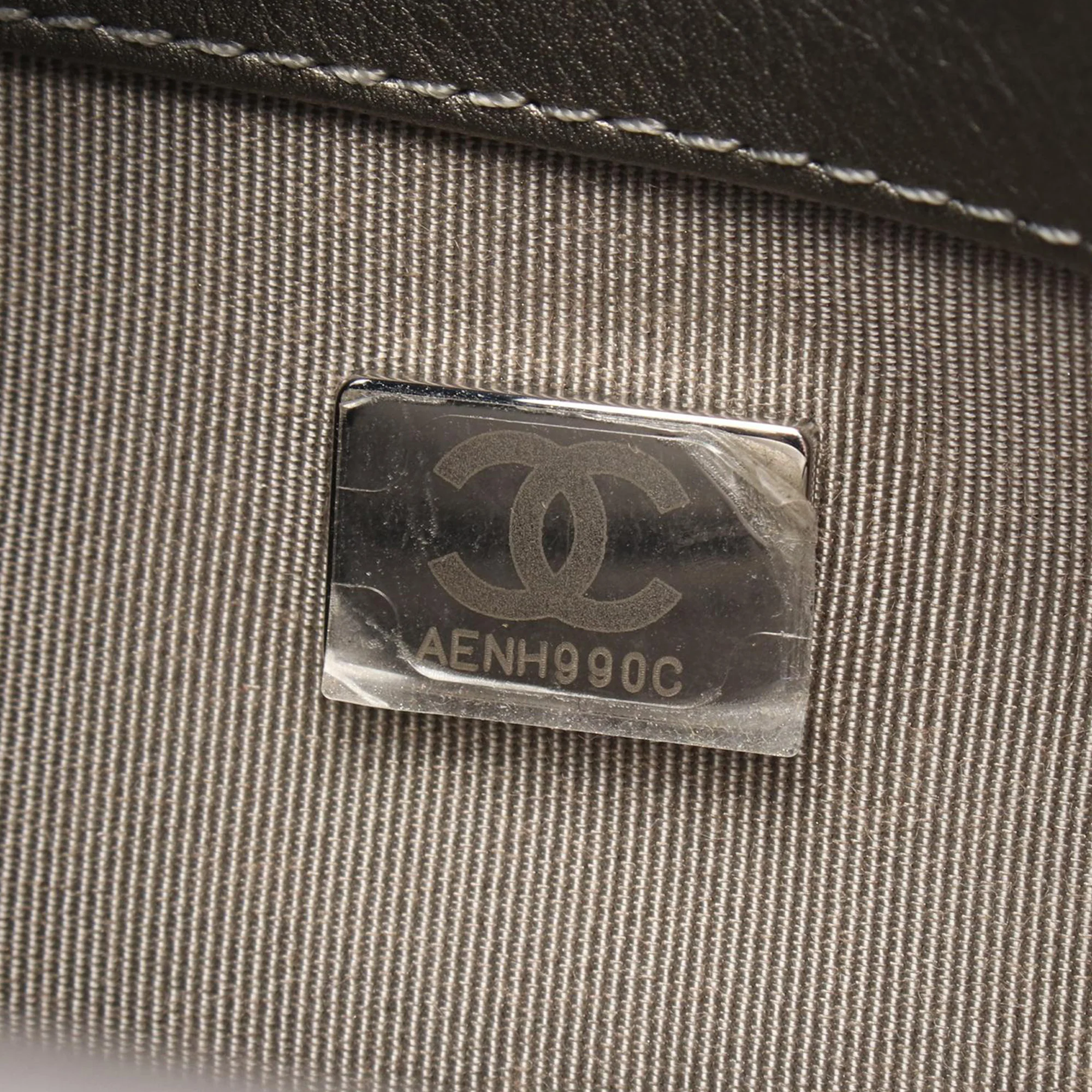 Chanel | Pre-Owned CC Quilted Lambskin Casual Pocket Flap Bag | Gold - Image 5