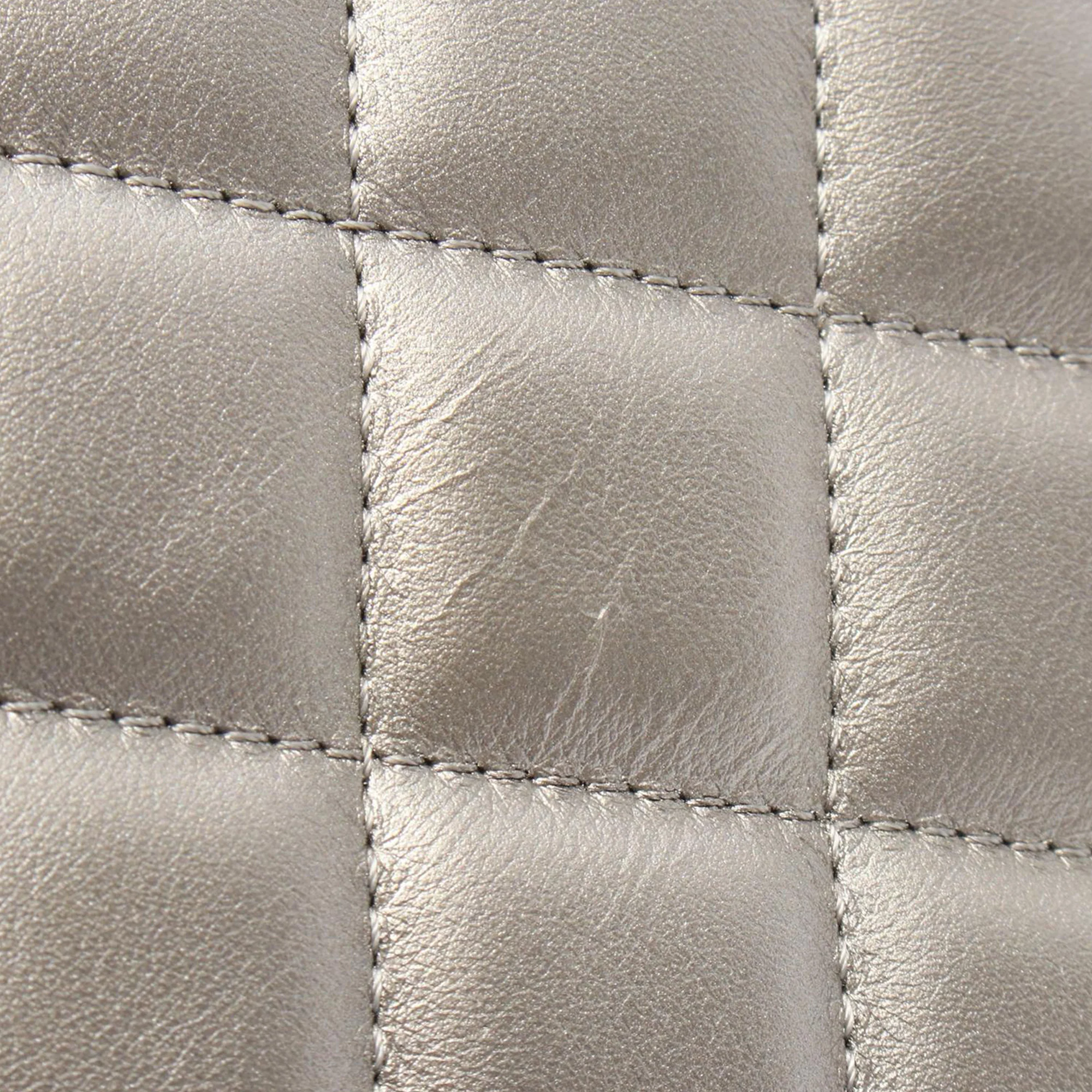Chanel | Pre-Owned CC Quilted Lambskin Casual Pocket Flap Bag | Gold - Image 7
